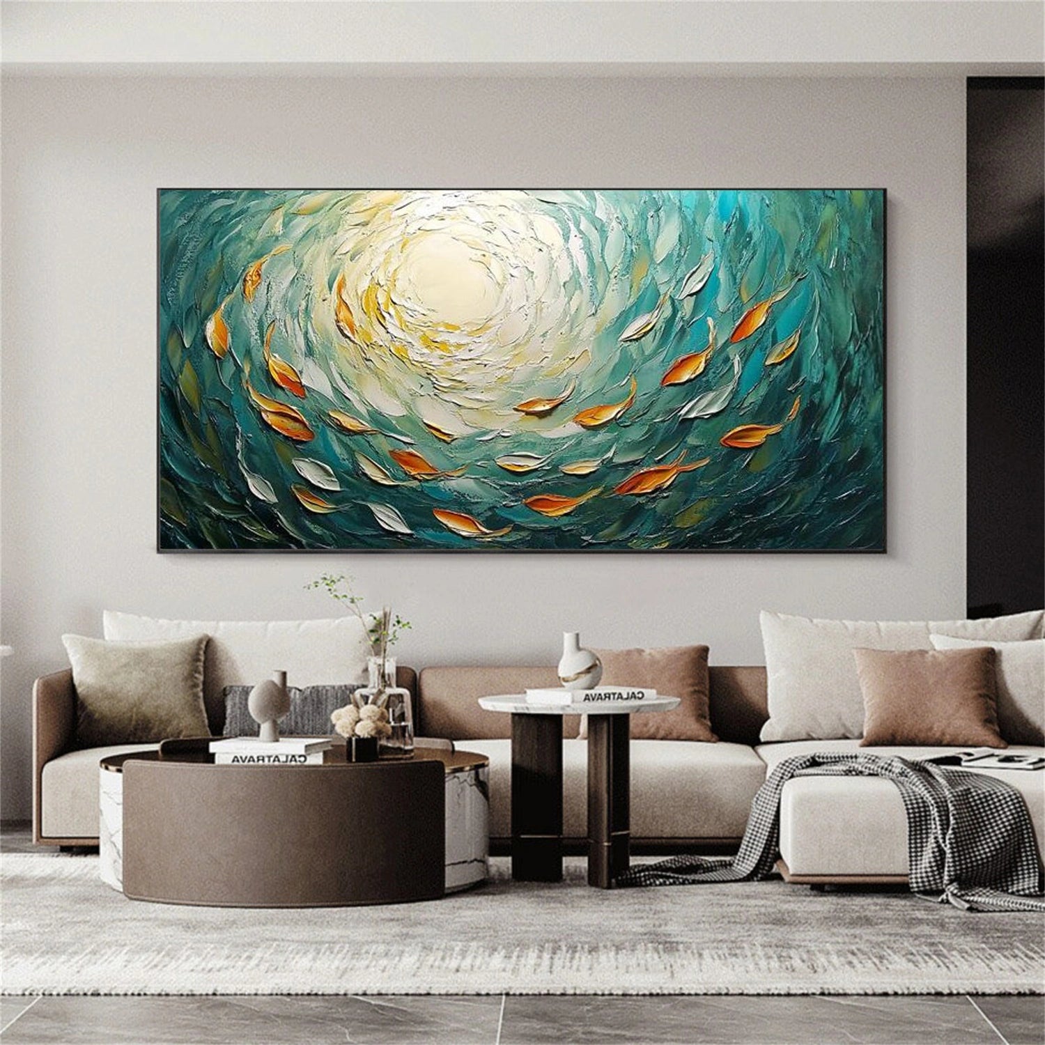 Abstract Animal Texture Canvas Art #AP228