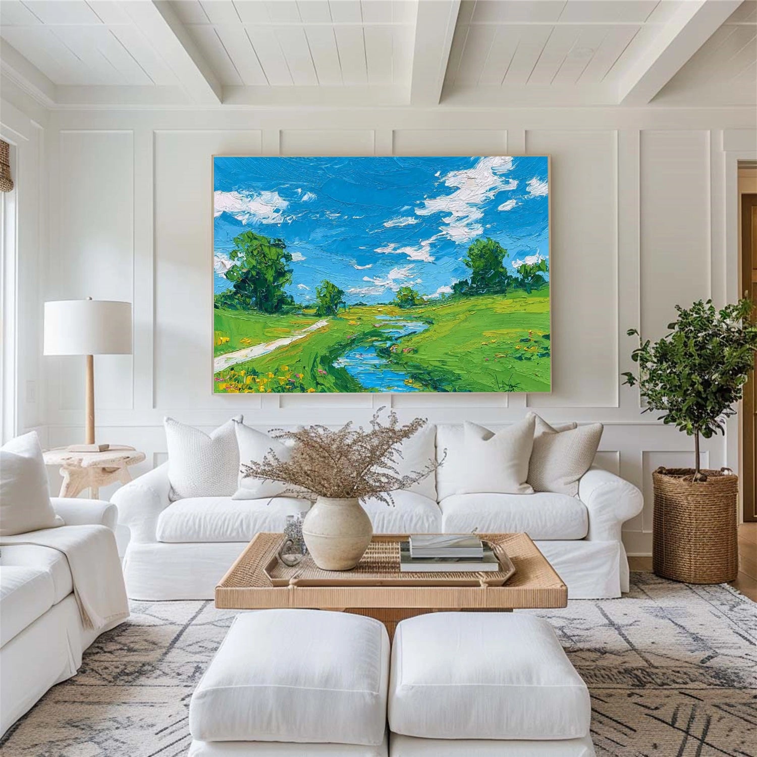 Abstract Urban Texture Landscape Painting #UL 051