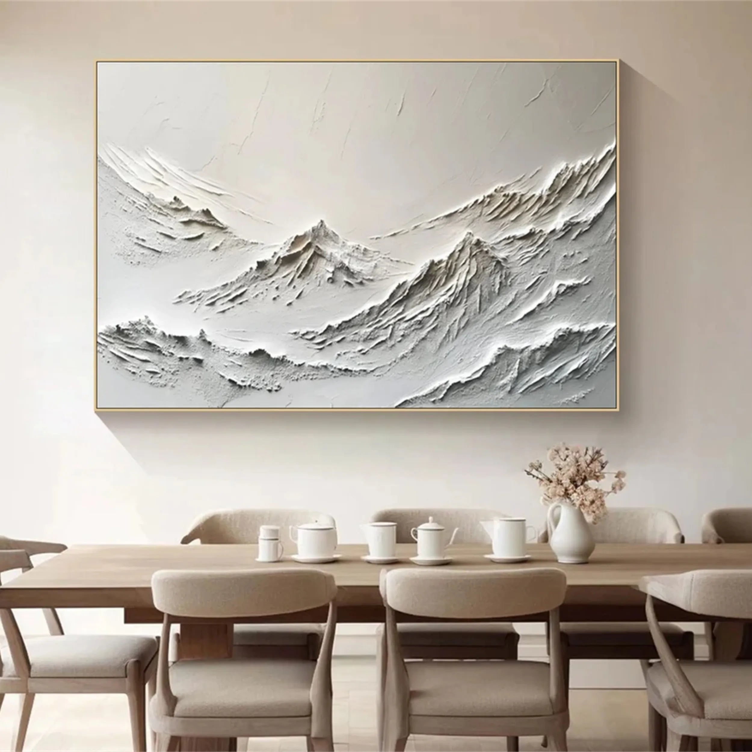 Plaster Art Minimalist Textured Painting #MM242