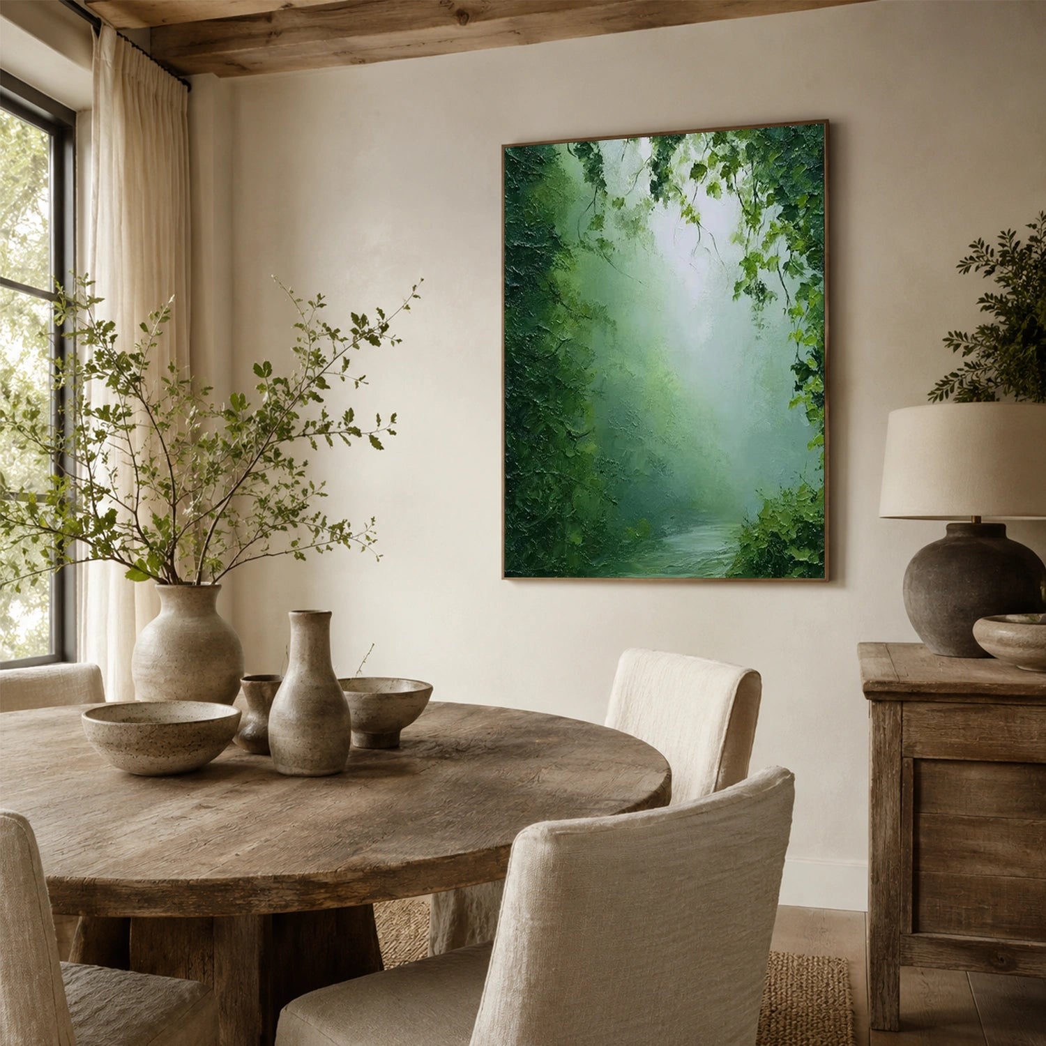 Flower & Tree Abstract Canvas # FT 415