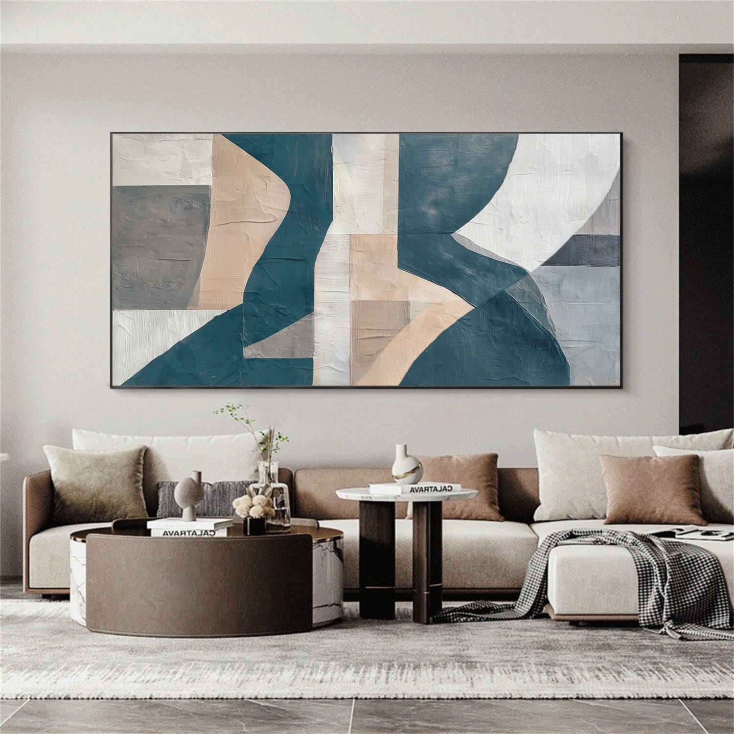 Abstract Textured Wall Art #AB 607