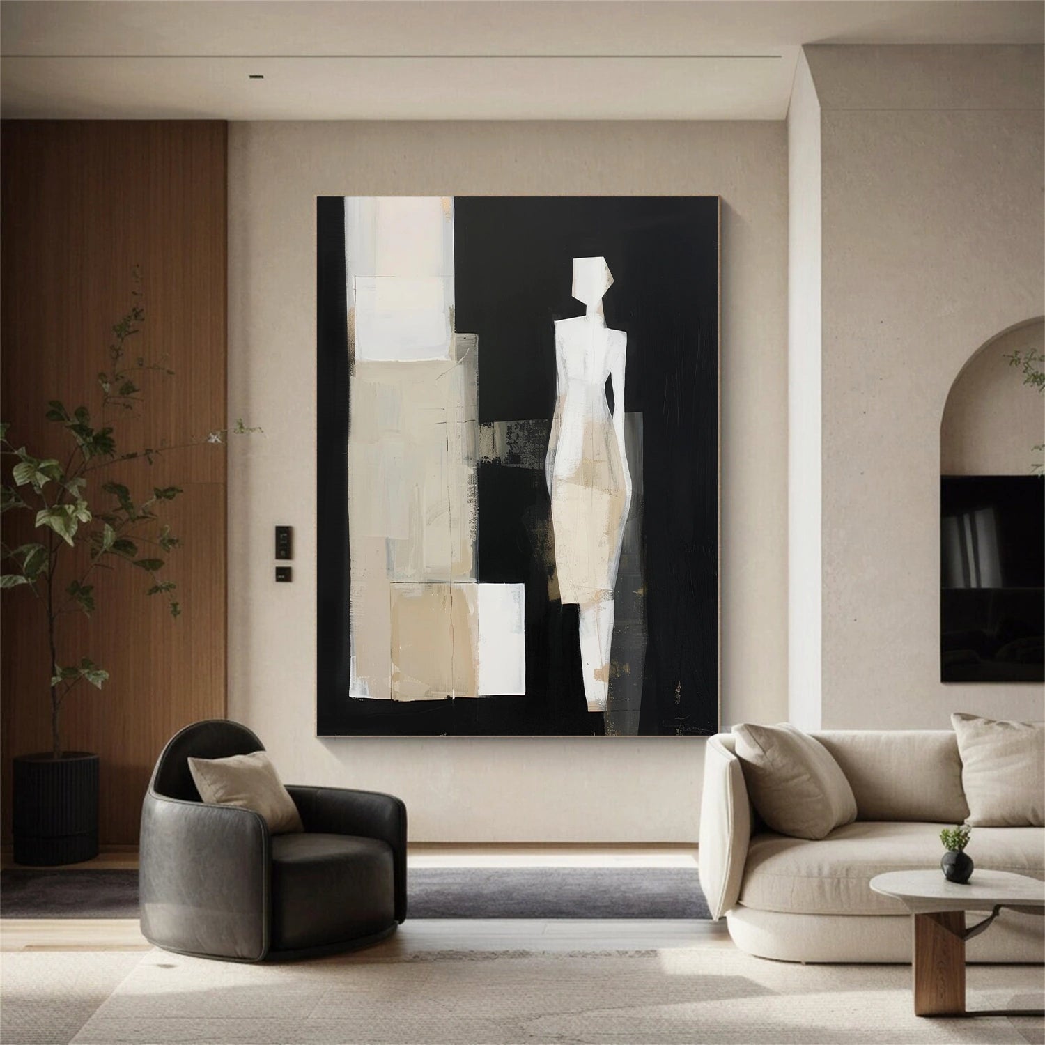 Contemporary Abstract Minimalist Wall Art #CW009
