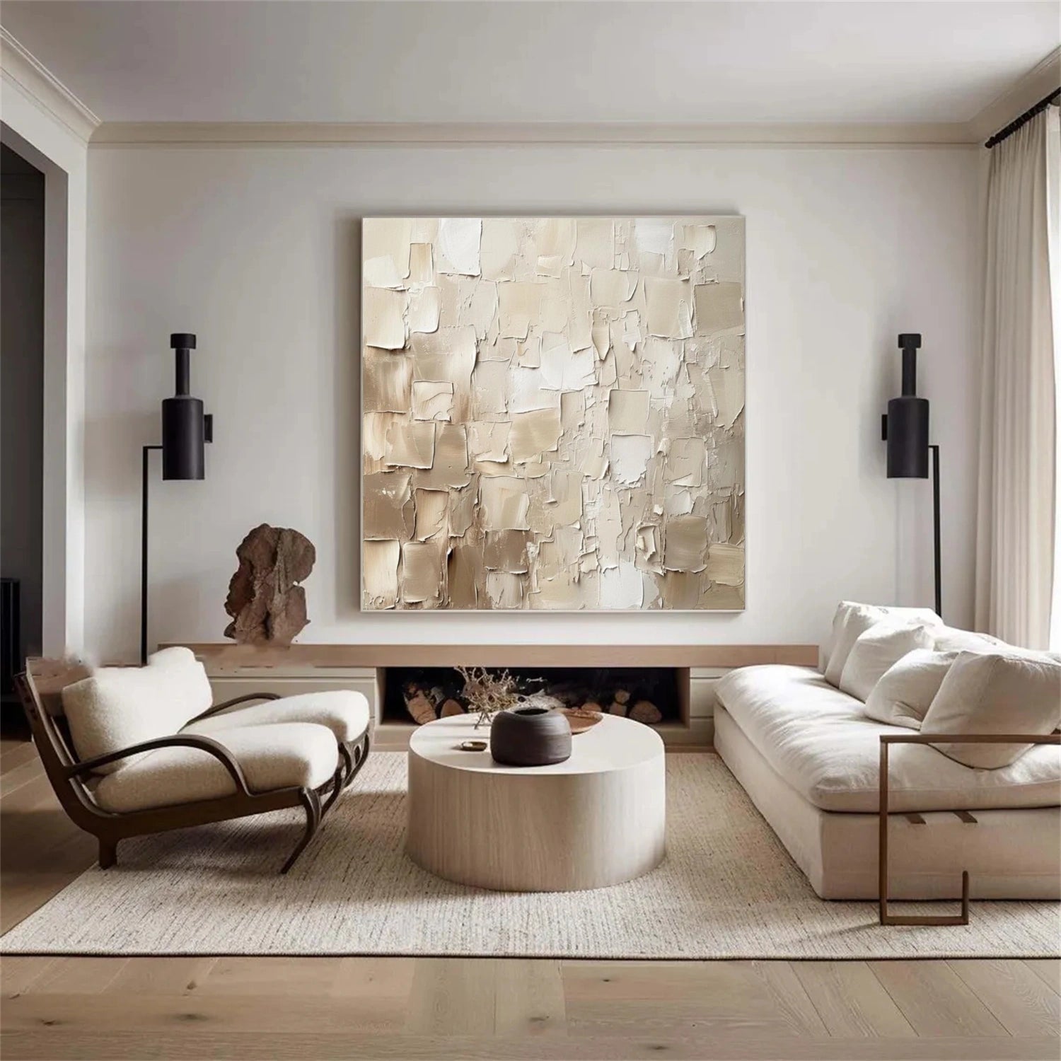 Abstract Textured Wall Art #AB 550