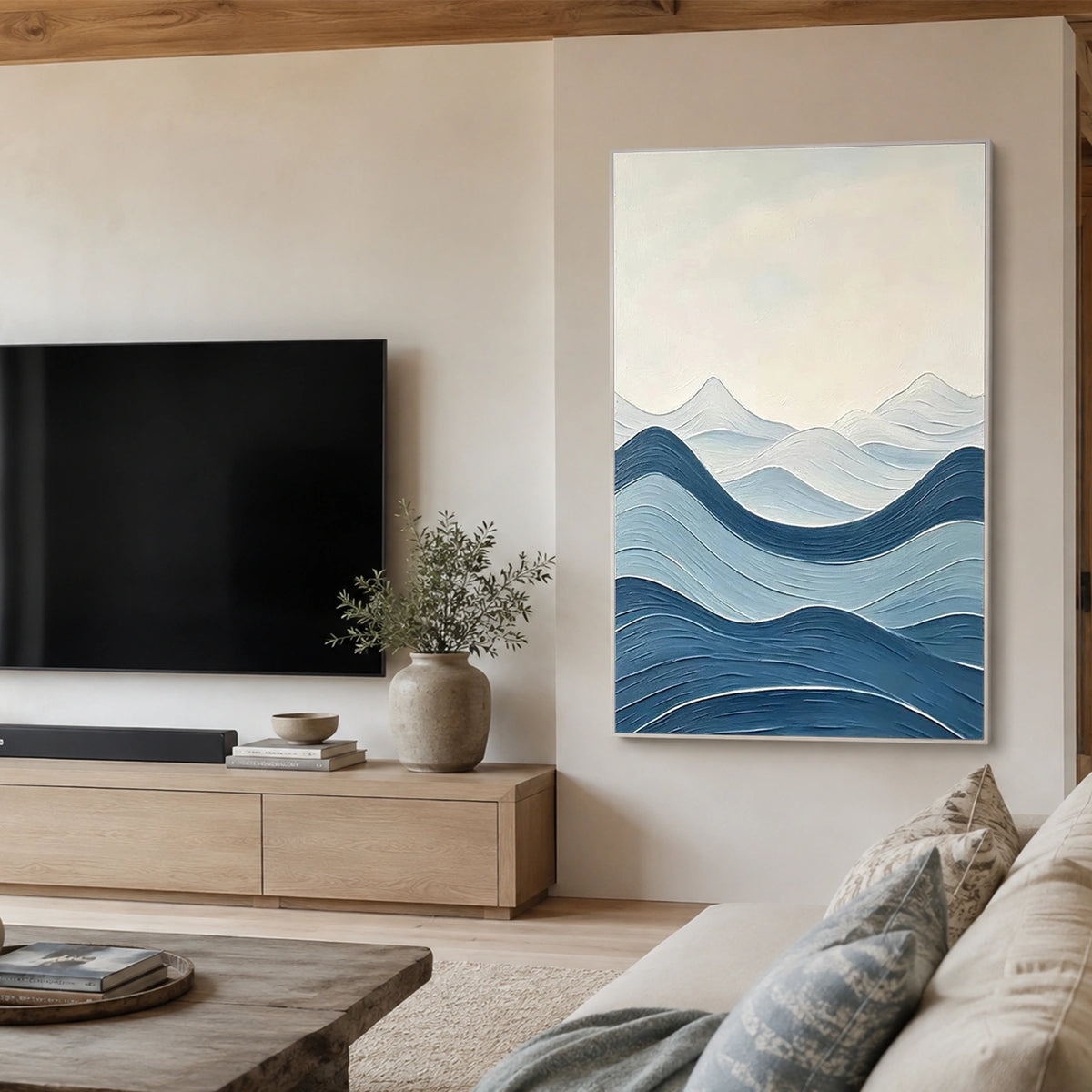 Minimalist Mountain Canvas #MM483
