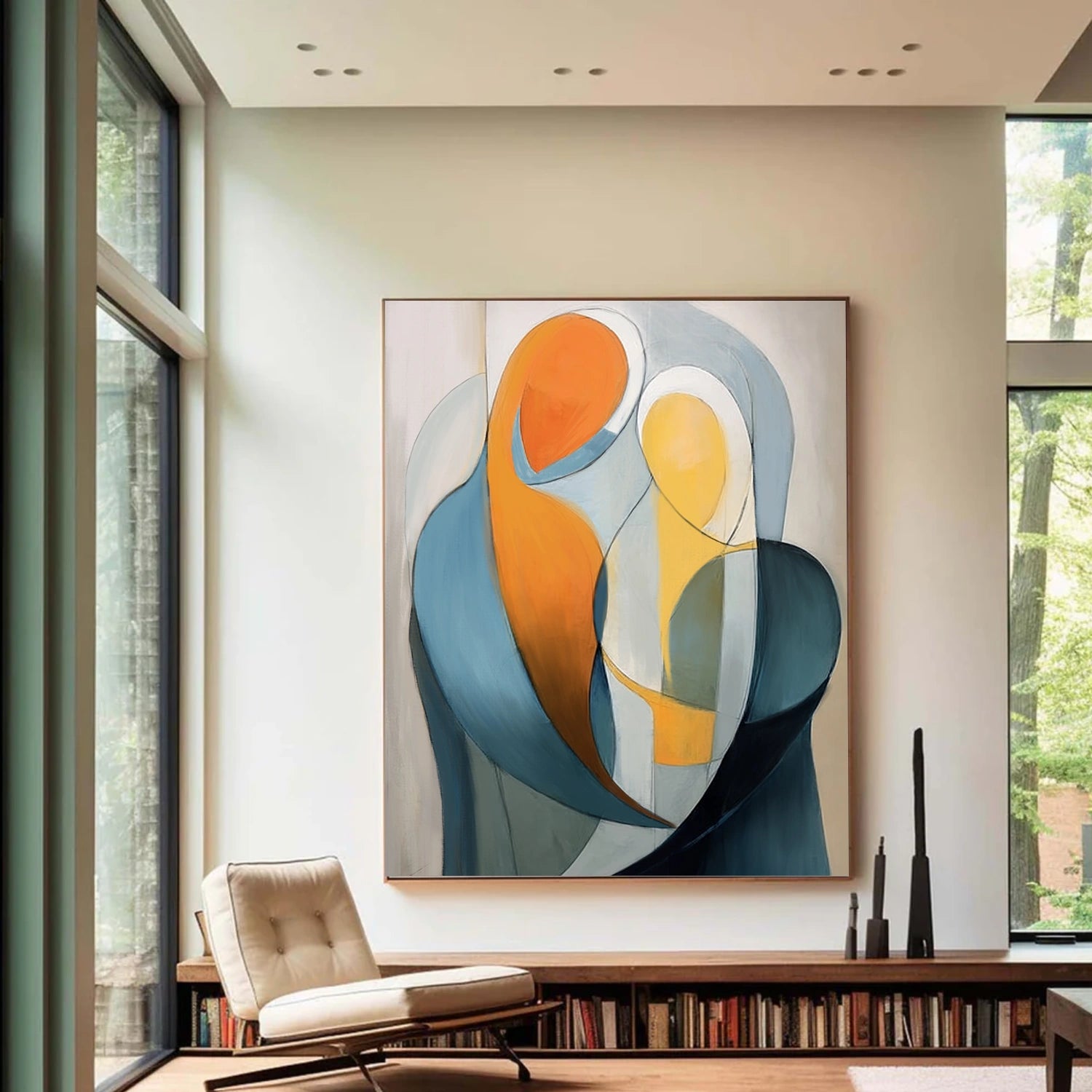 Contemporary Abstract Minimalist Wall Art #CW033