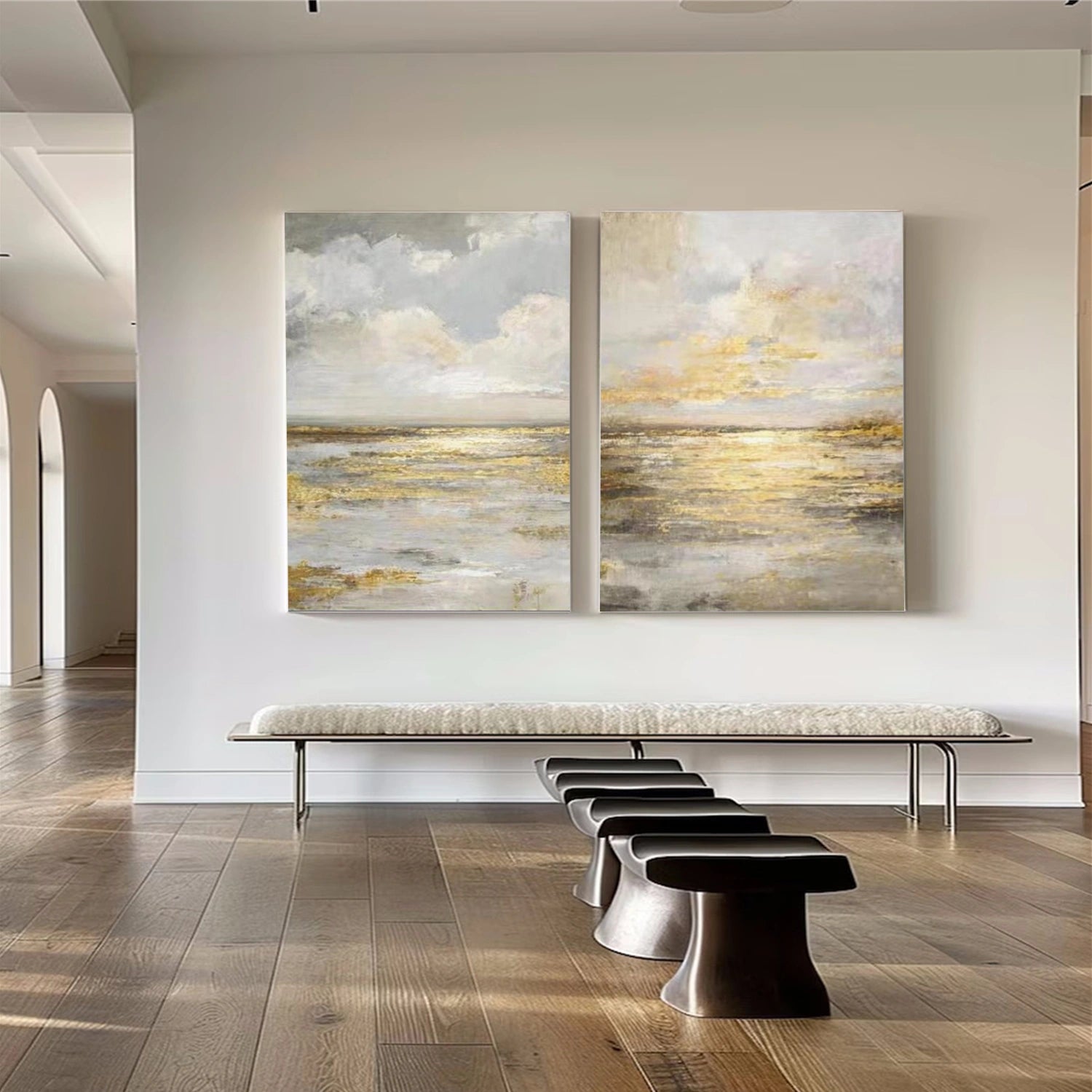 Abstract Wall Art Set of 2 # AB675