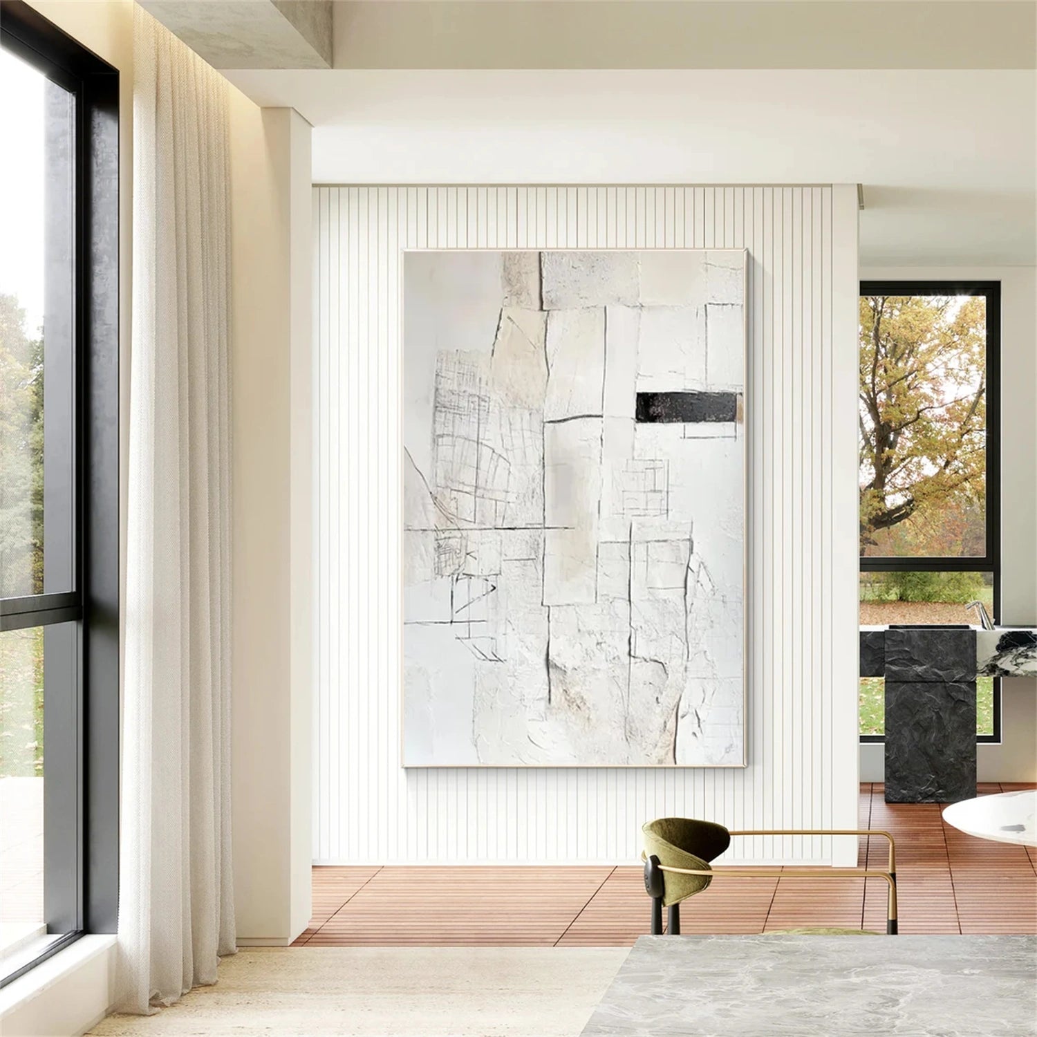 Wabi Sabi Texture Wall Art # WS423