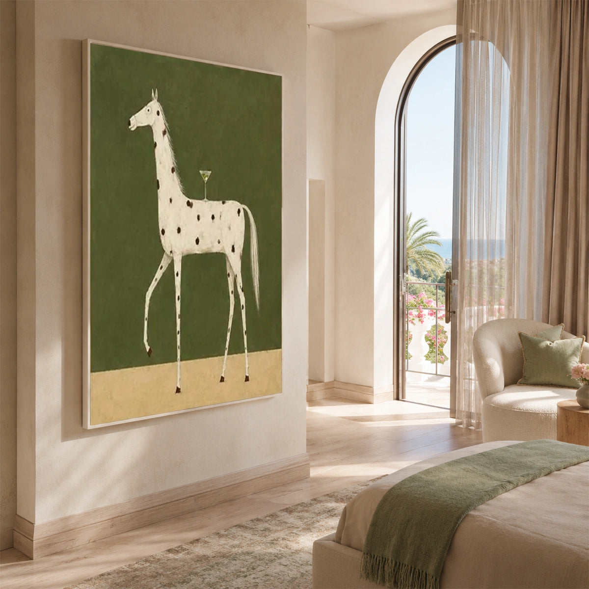 Abstract Animal Canvas Art #AP257