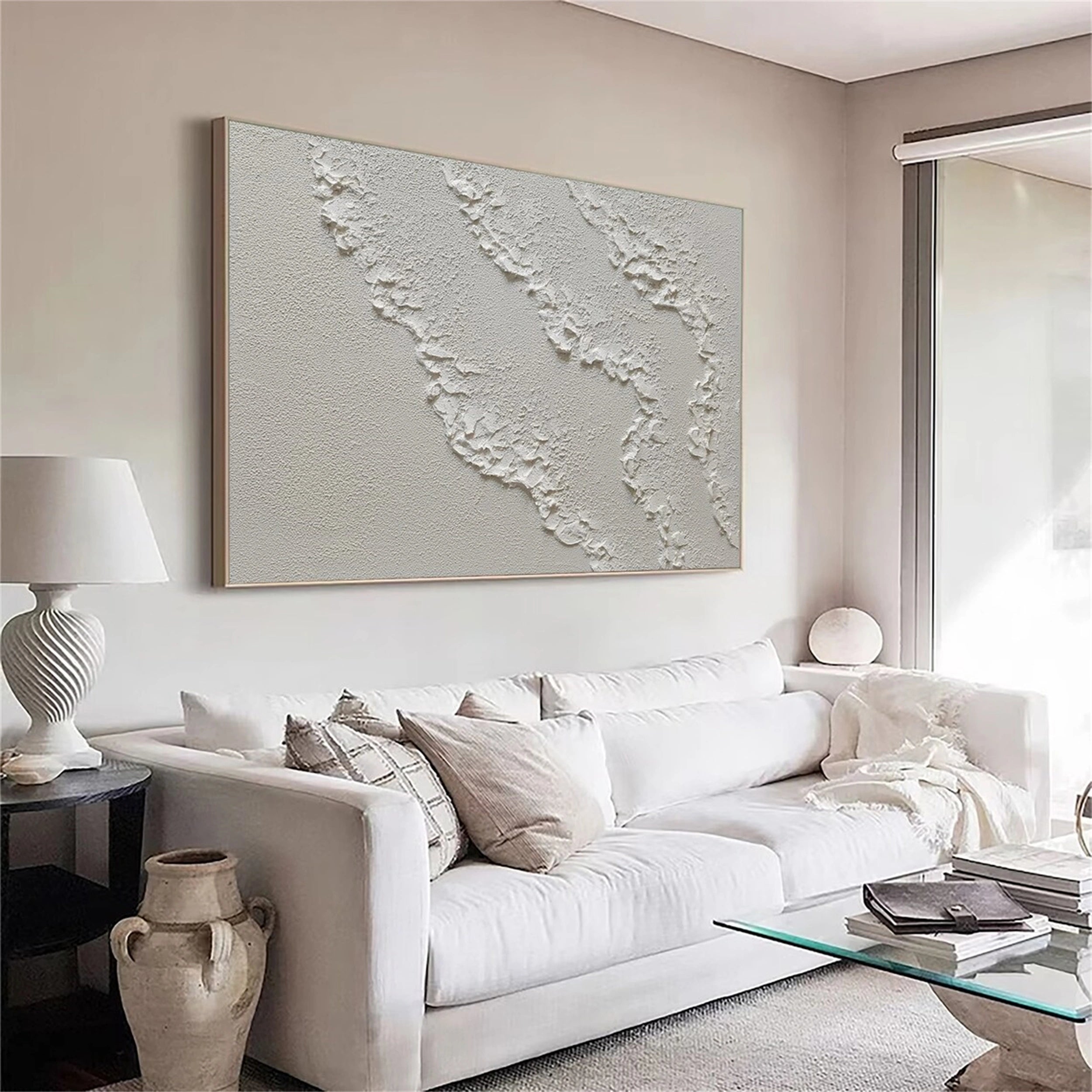 Plaster Art Minimalist Textured Painting #MM111