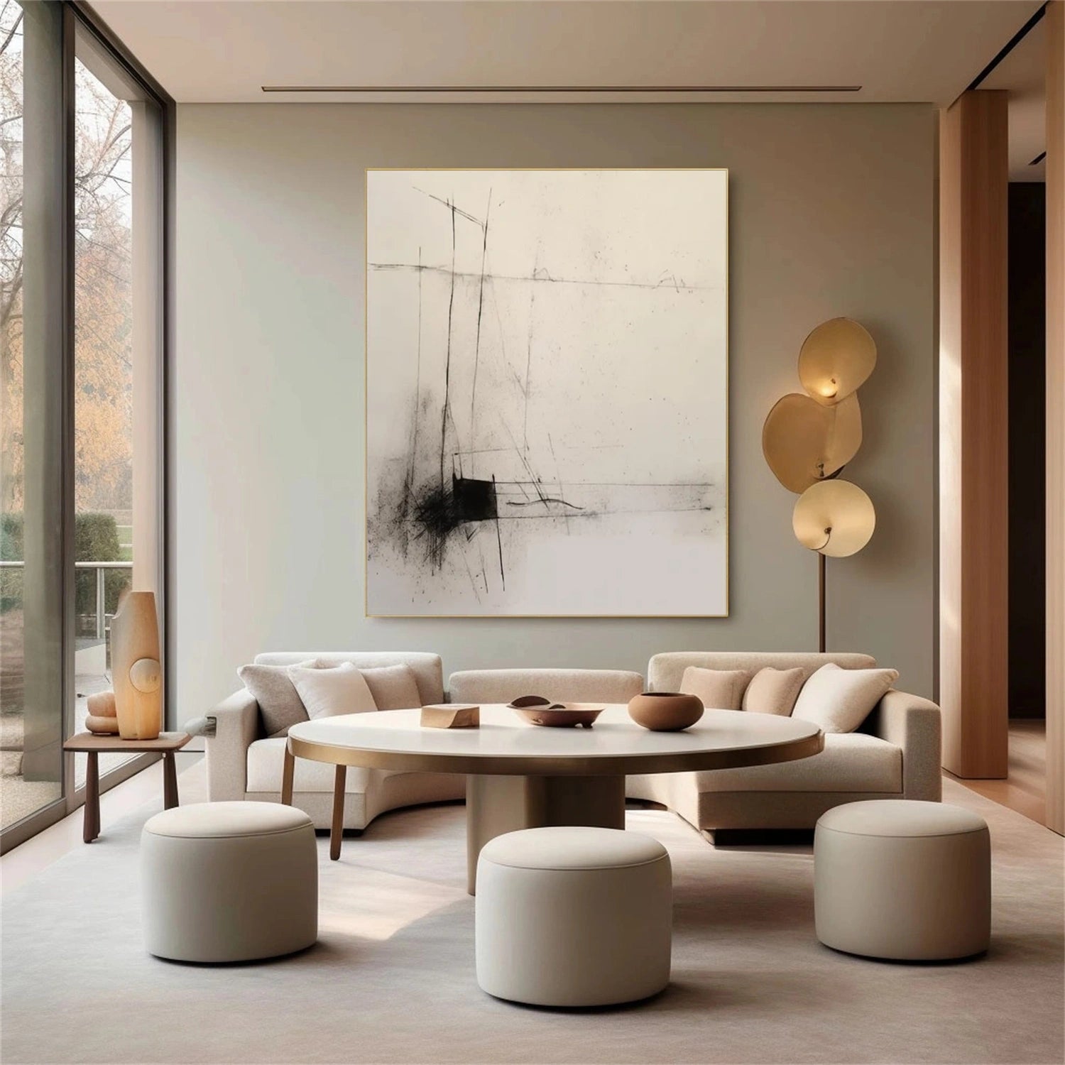 Wabi Sabi Textured Wall Art #WS321