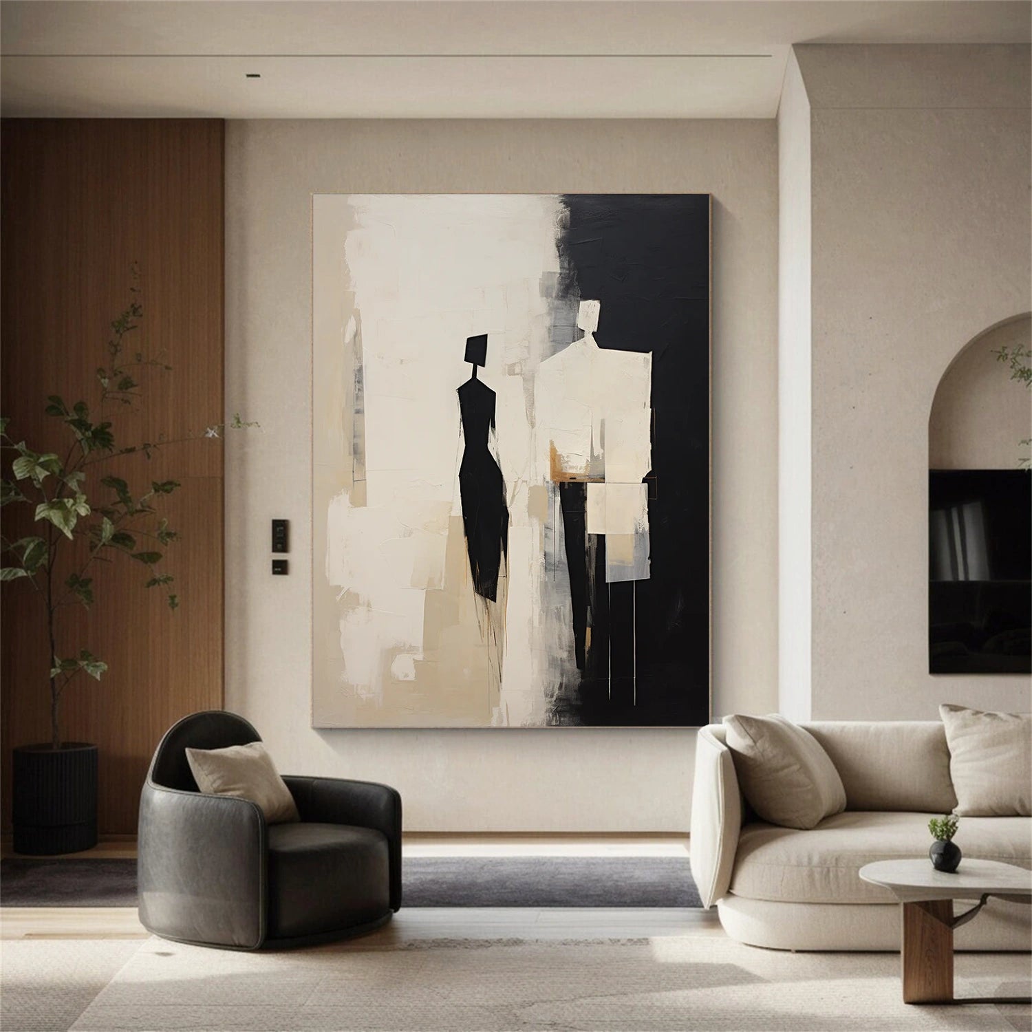 Contemporary Abstract Minimalist Wall Art #CW010