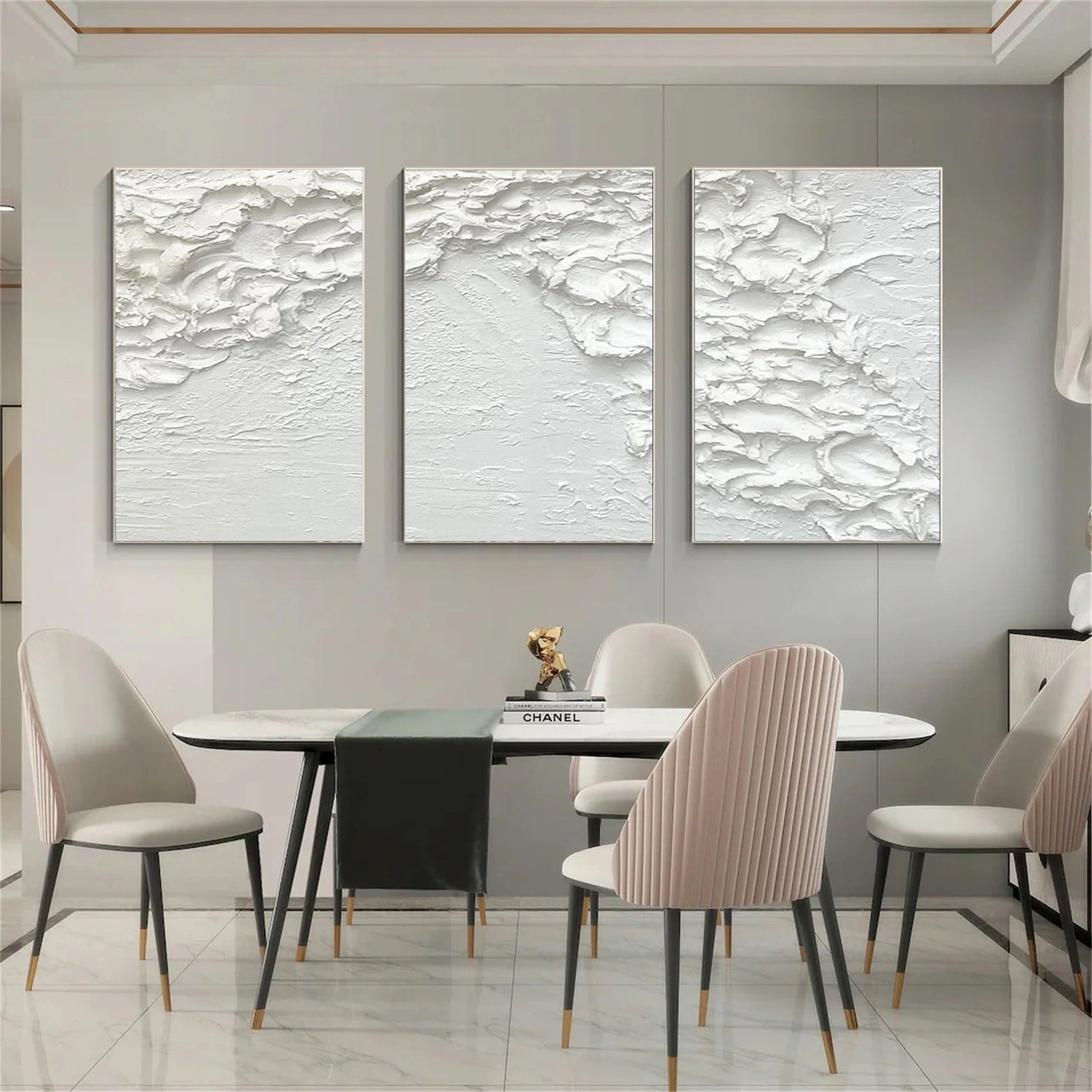 Minimalistic Balance Canvas Painting Set of 3 #MM290