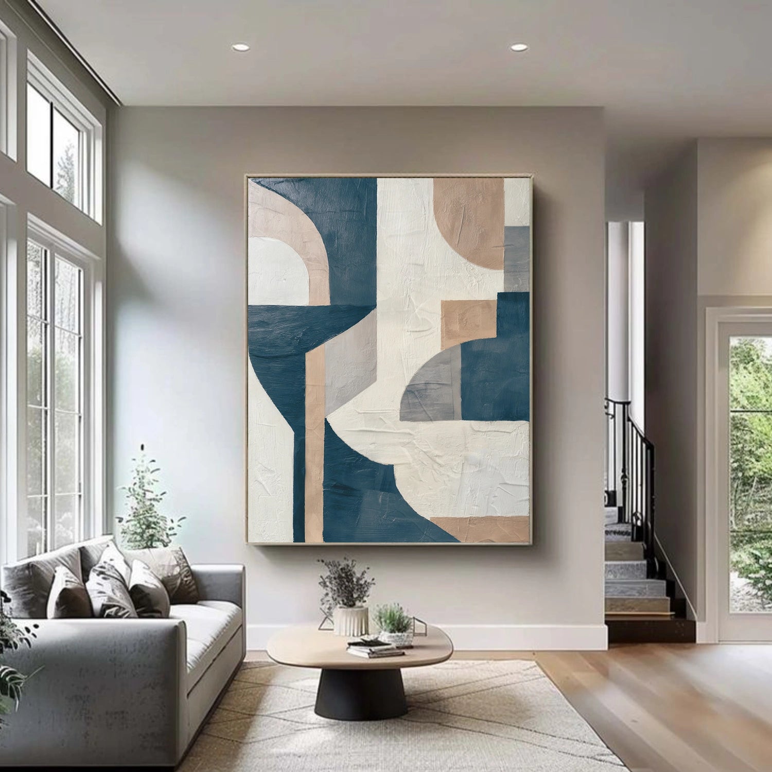 Abstract Textured Wall Art #AB 605