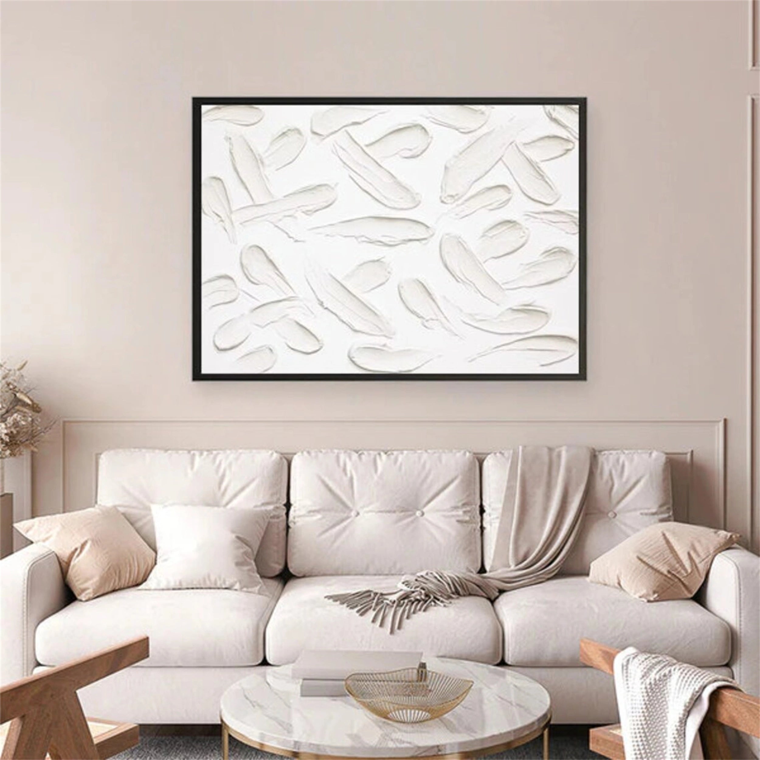 Plaster Art Minimalist Textured Painting #MM119