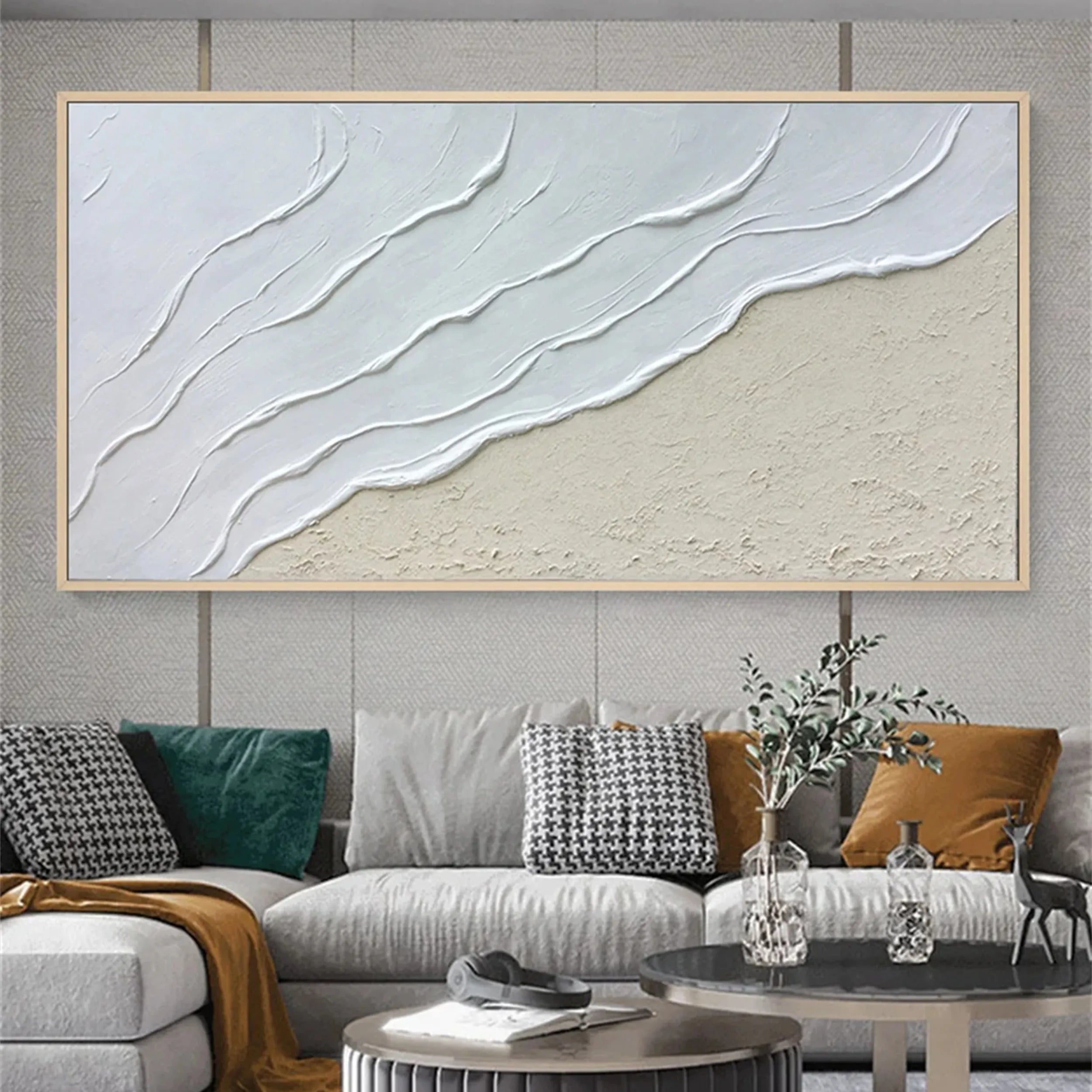 Plaster Art Minimalist Textured Painting #MM171