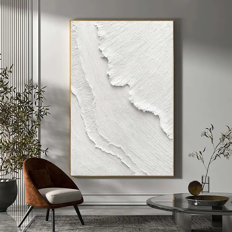 3D Texture Plaster Art Minimalisti Painting on Canvas Original #MM026 3D Texture Plaster Art Minimalisti Painting on Canvas Original #MM026