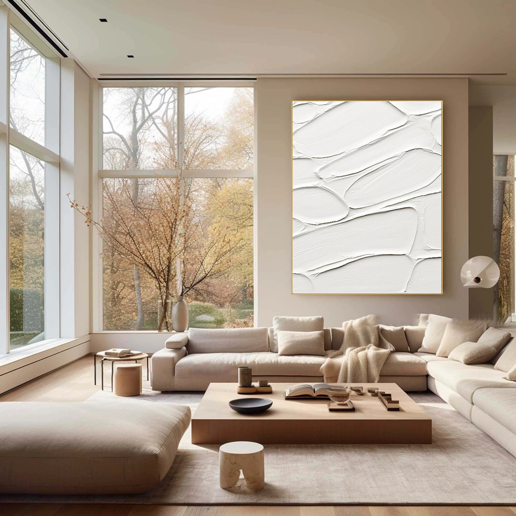 Plaster Art Minimalist Textured Painting #MM098