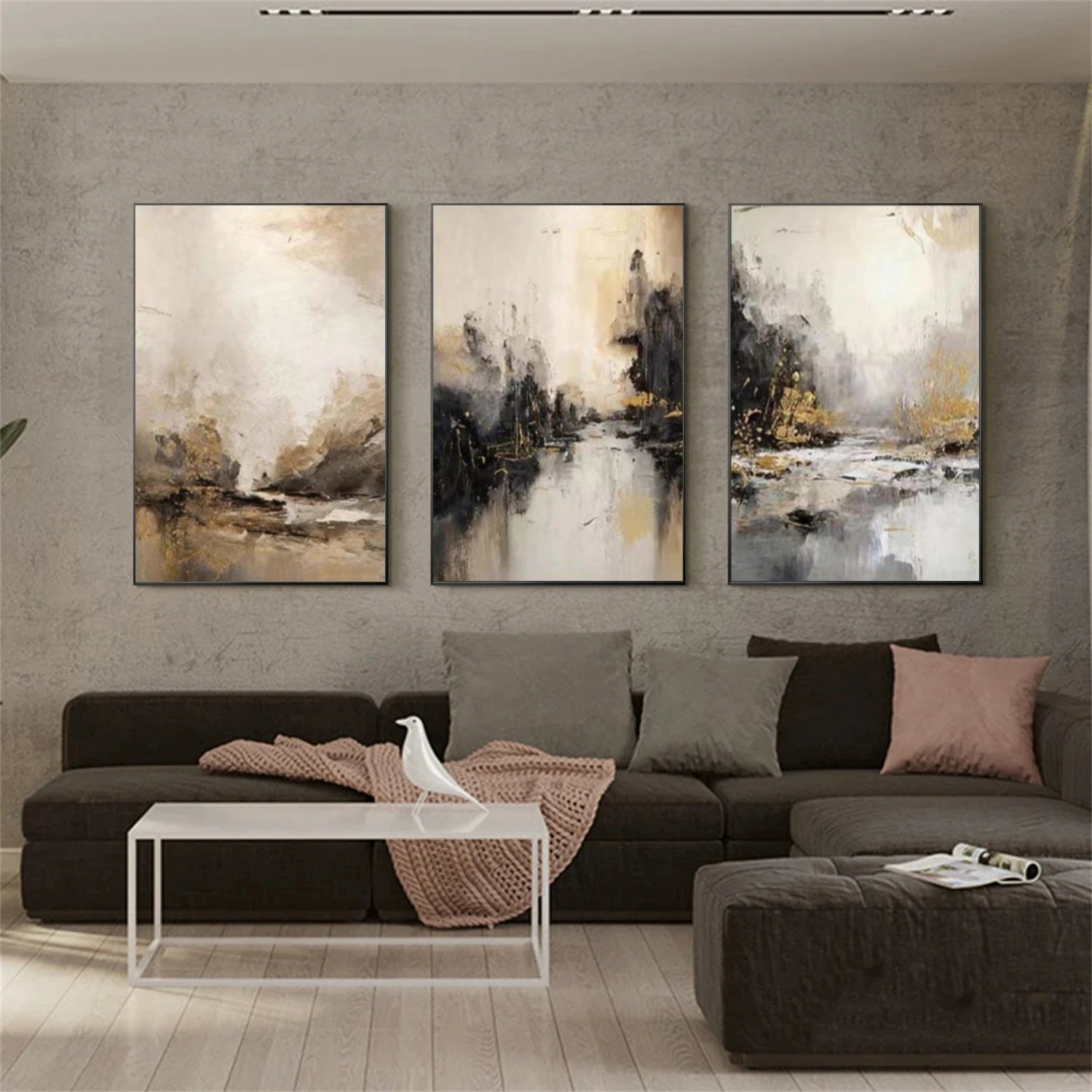Abstract Wall Art Set of 3 # AB677