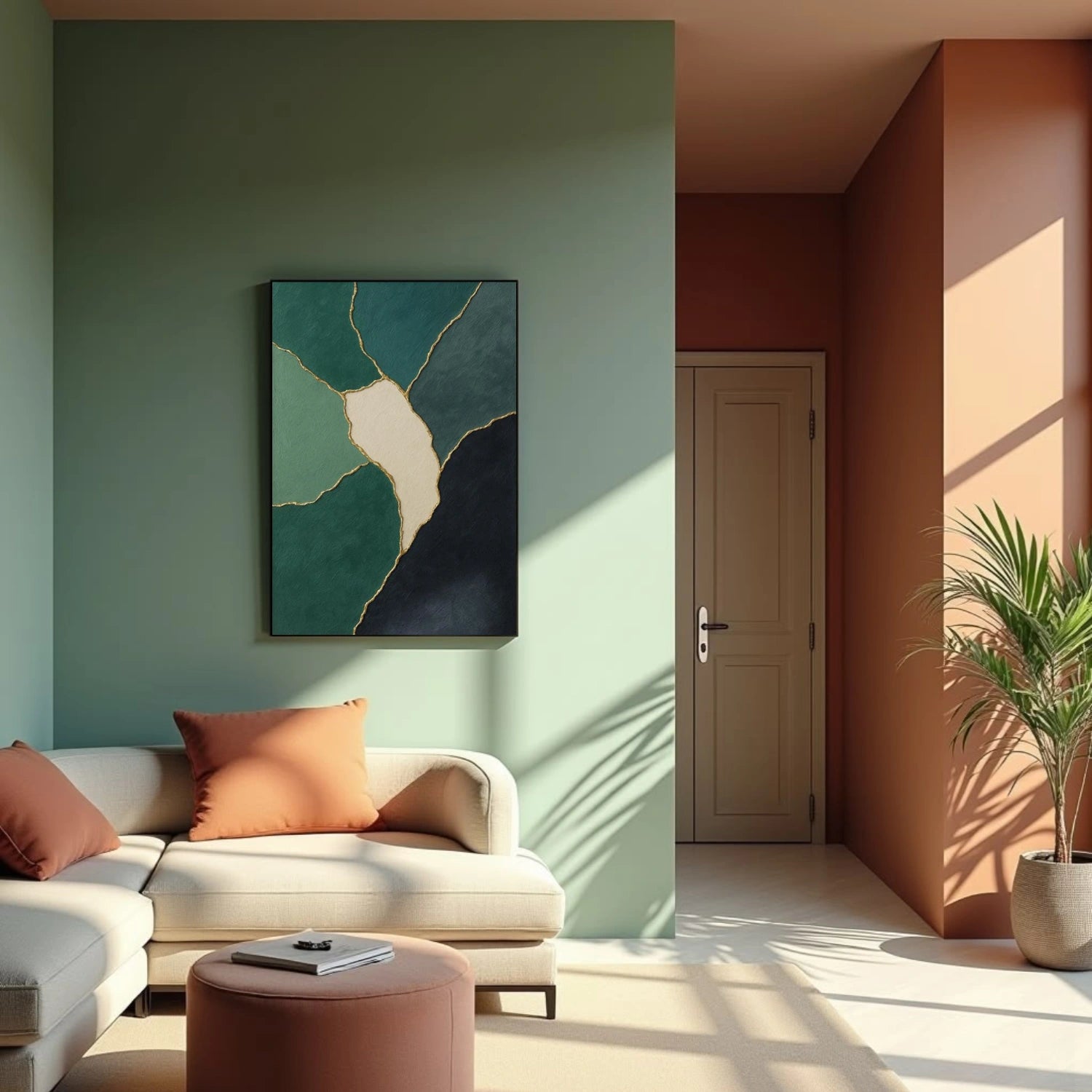 Minimalist Textured Canvas Art #MM379