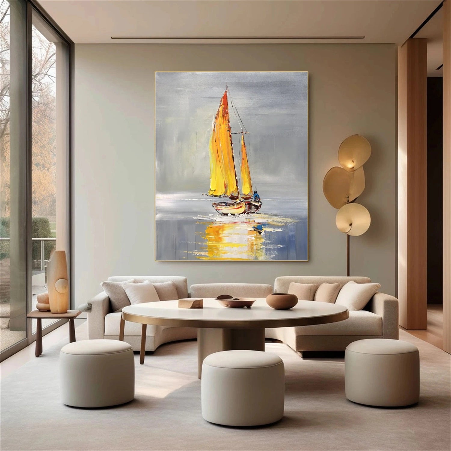 Abstract Urban Landscape Painting #UL 036