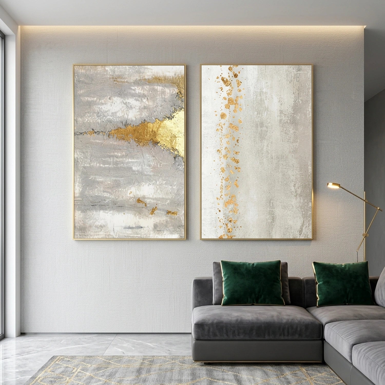 Abstract Wall Art Set of 2 # AB705
