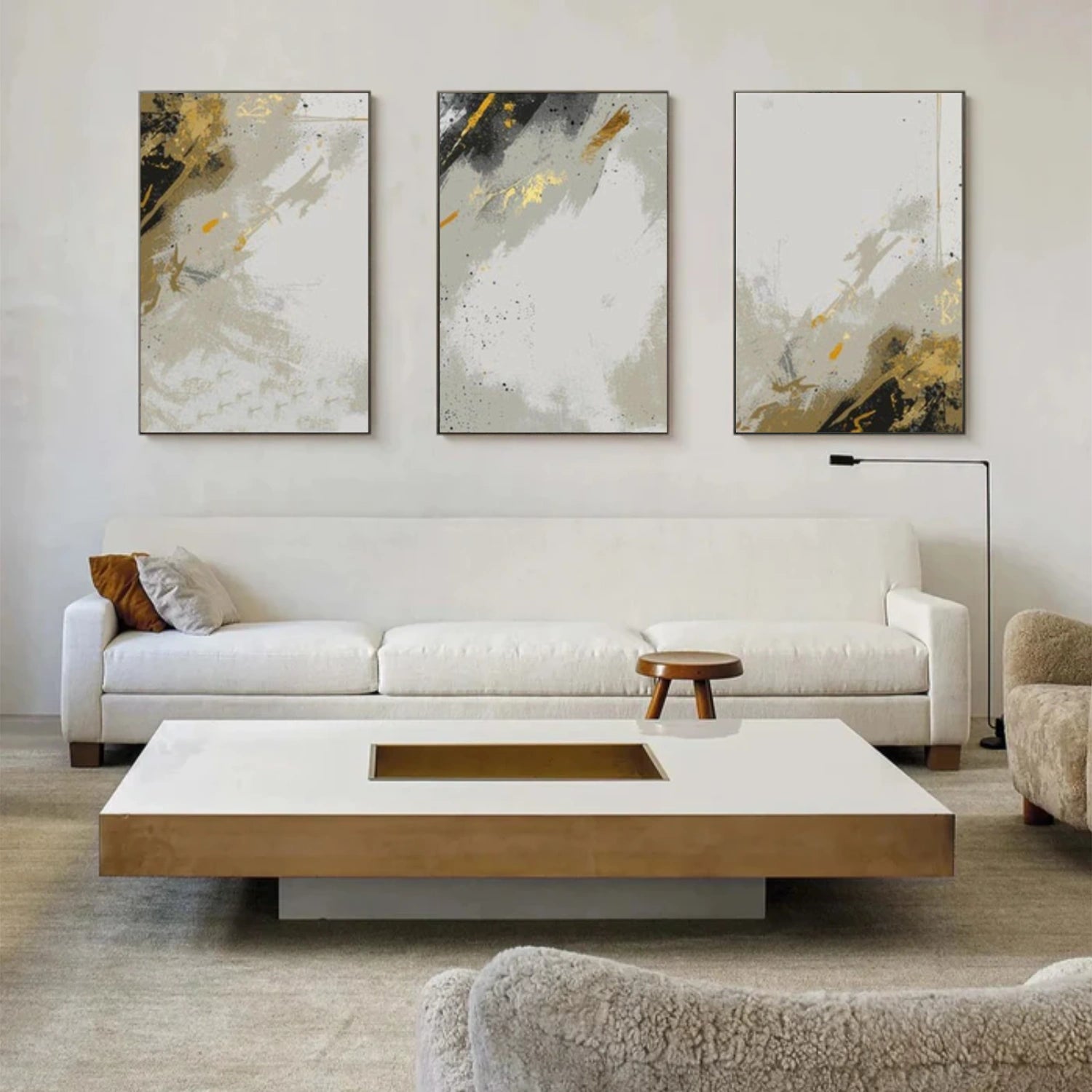 Abstract Wall Art Set of 3 #AB642
