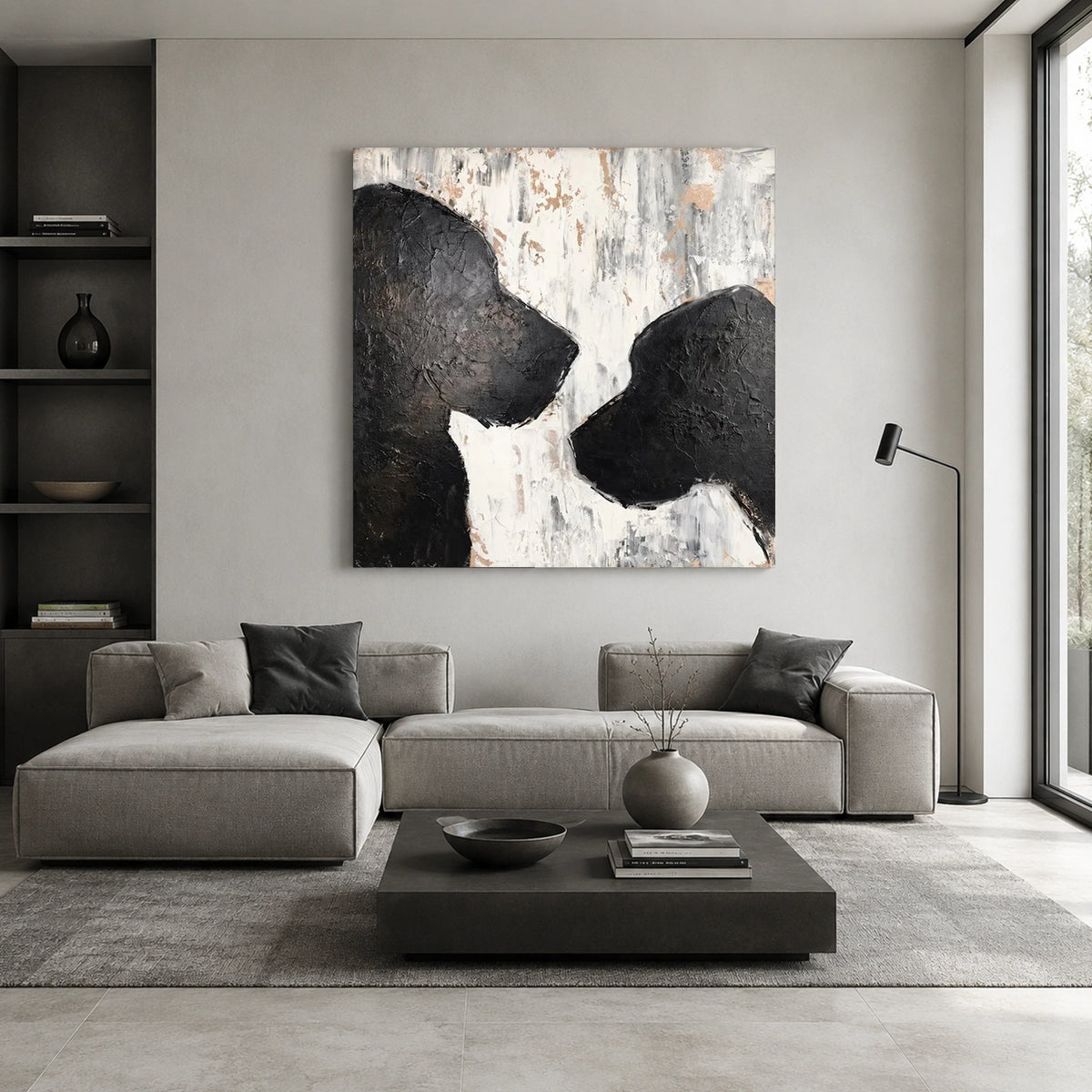 Abstract Animal Canvas Art #AP260