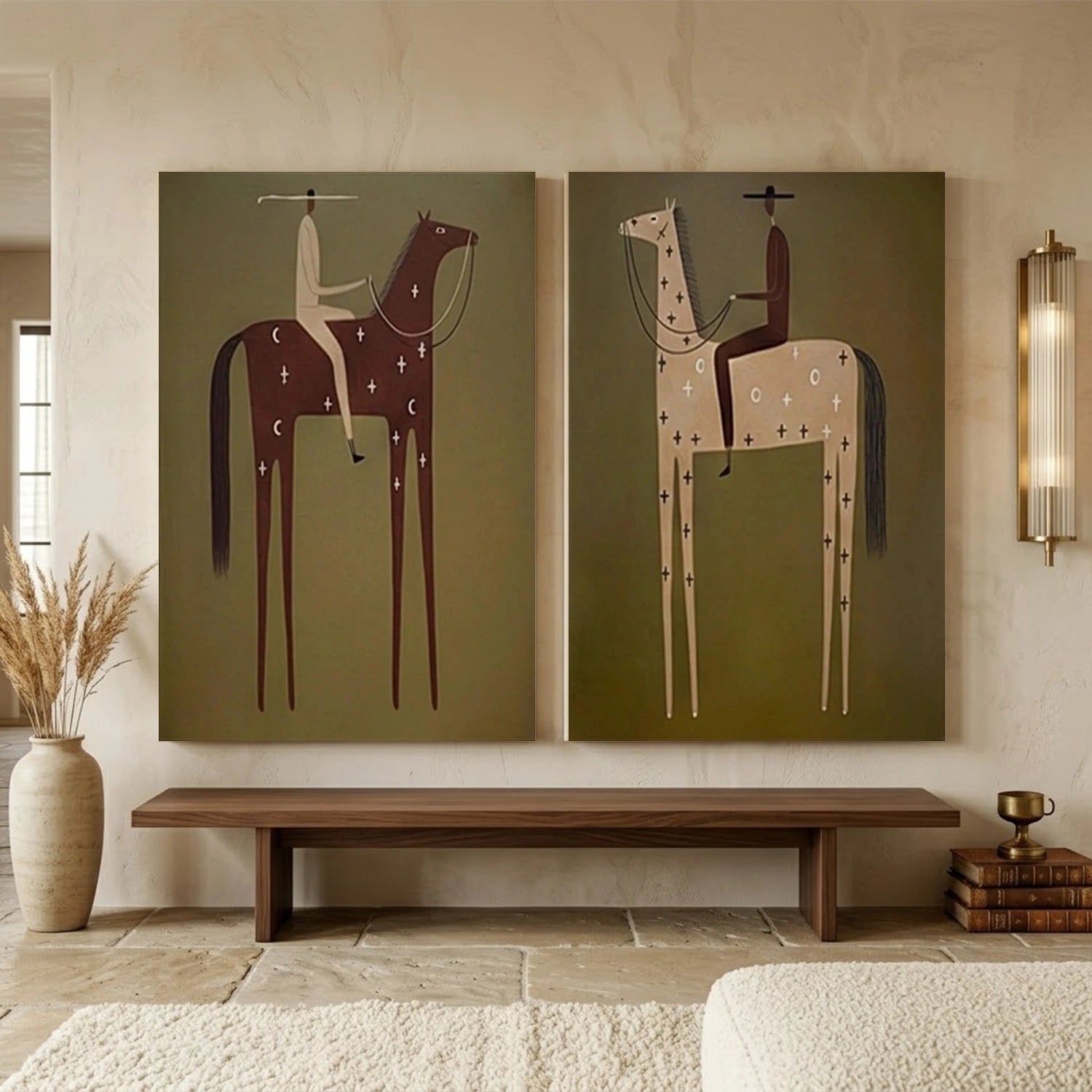Americana Wall Art Set of 2 #VE065