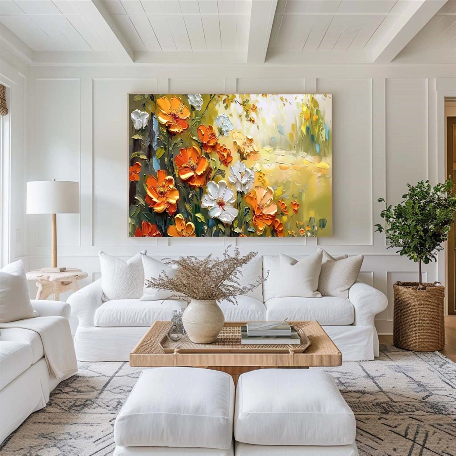 Flower And Tree Painting #FT 175