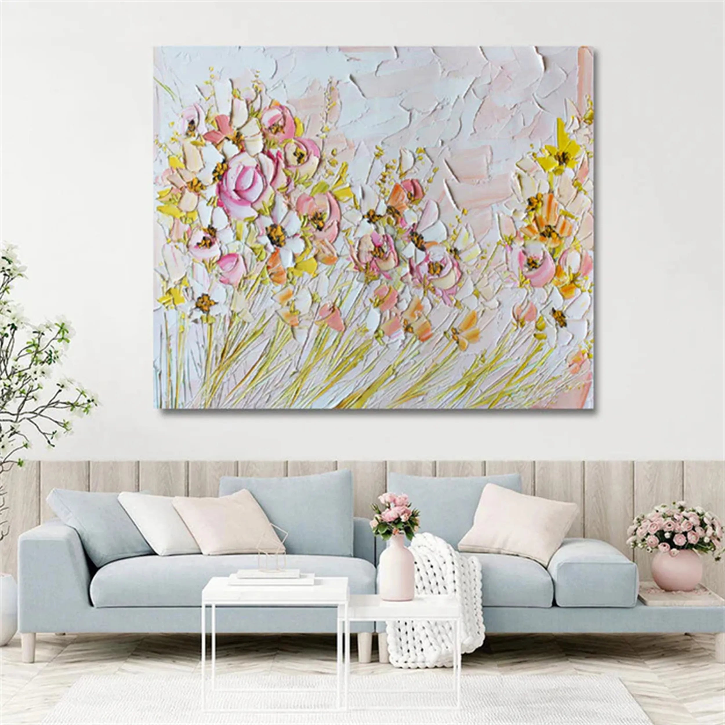 Flower And Tree Painting #FT 047