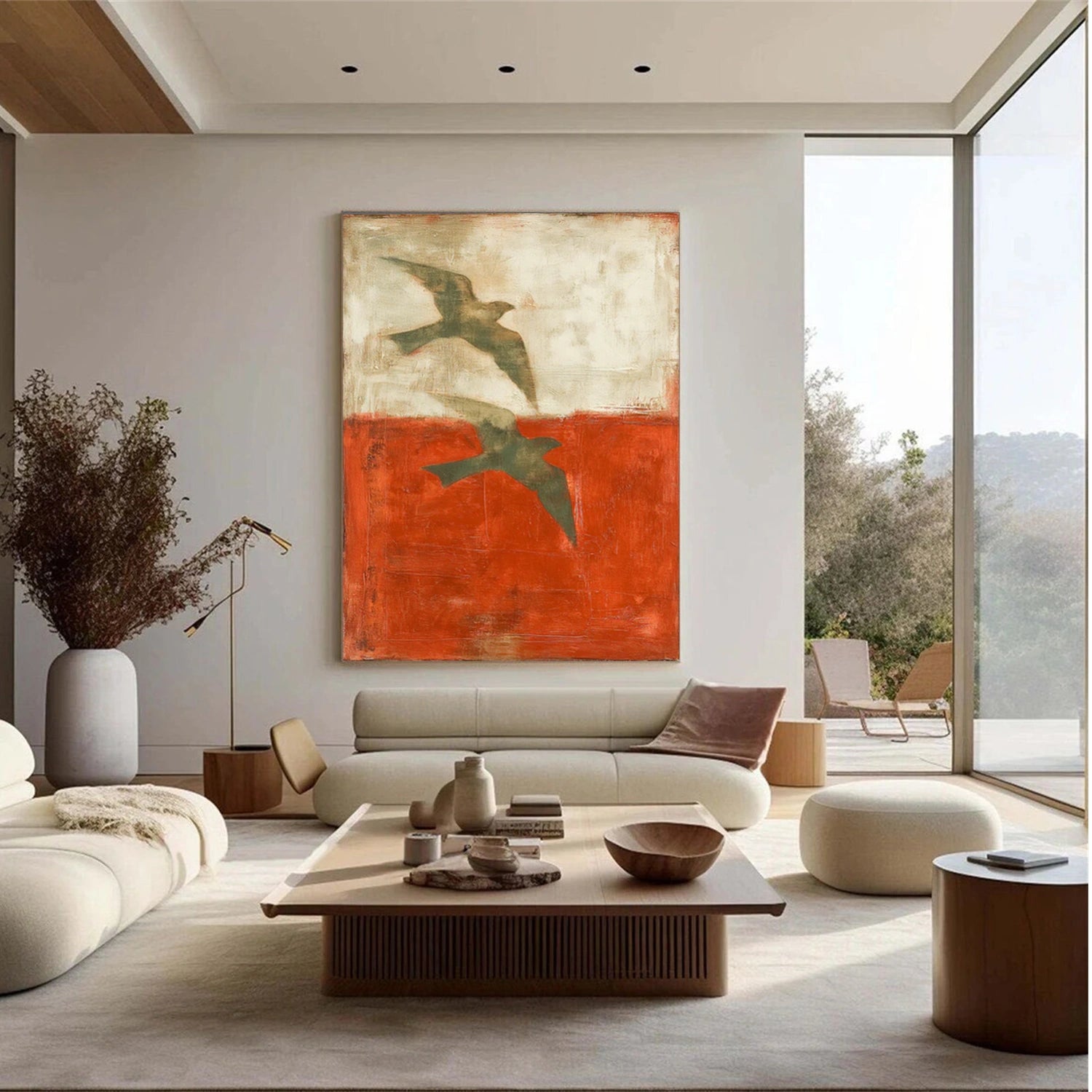 Abstract Animal Canvas Art #AP211
