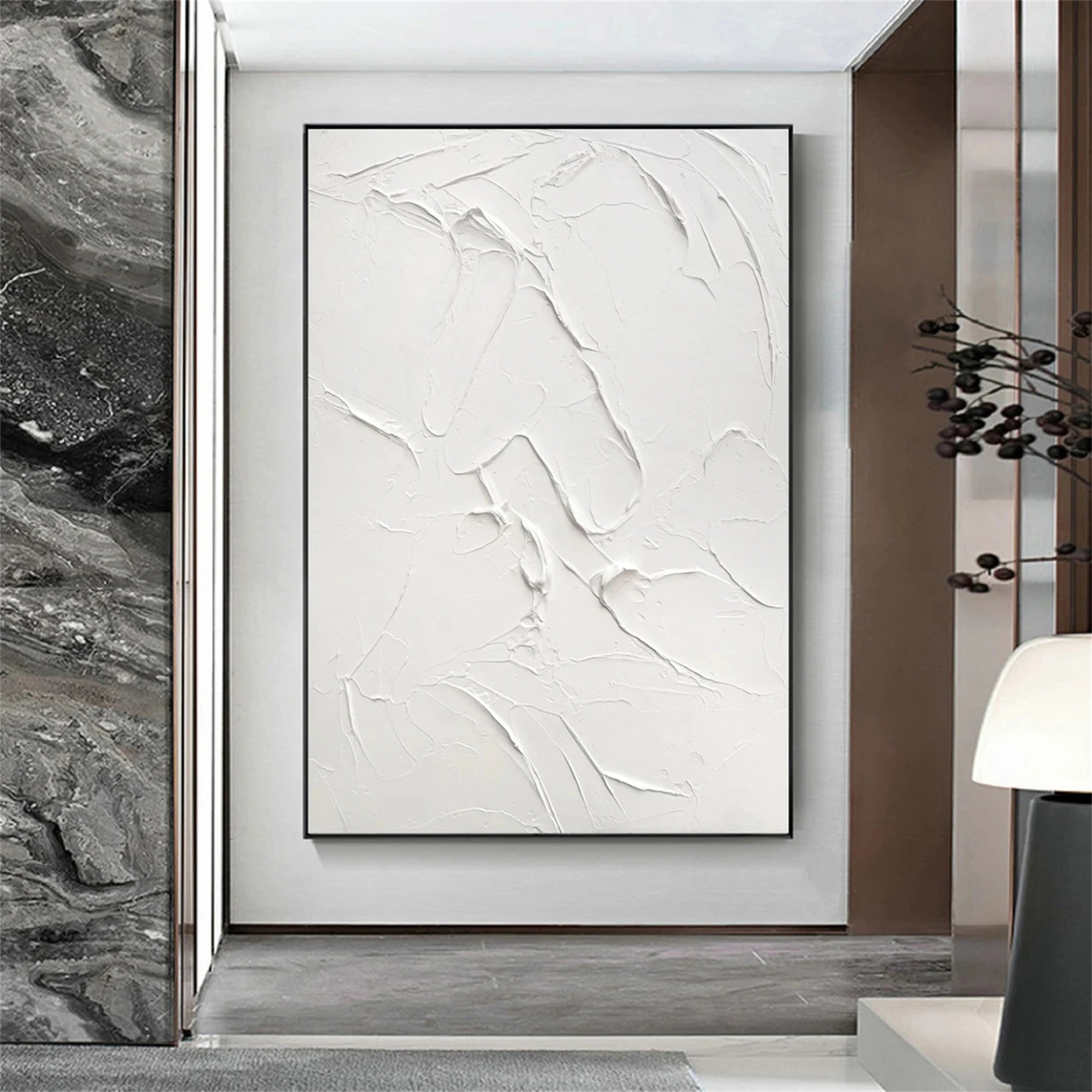 Plaster Art Minimalist Textured Painting #MM151