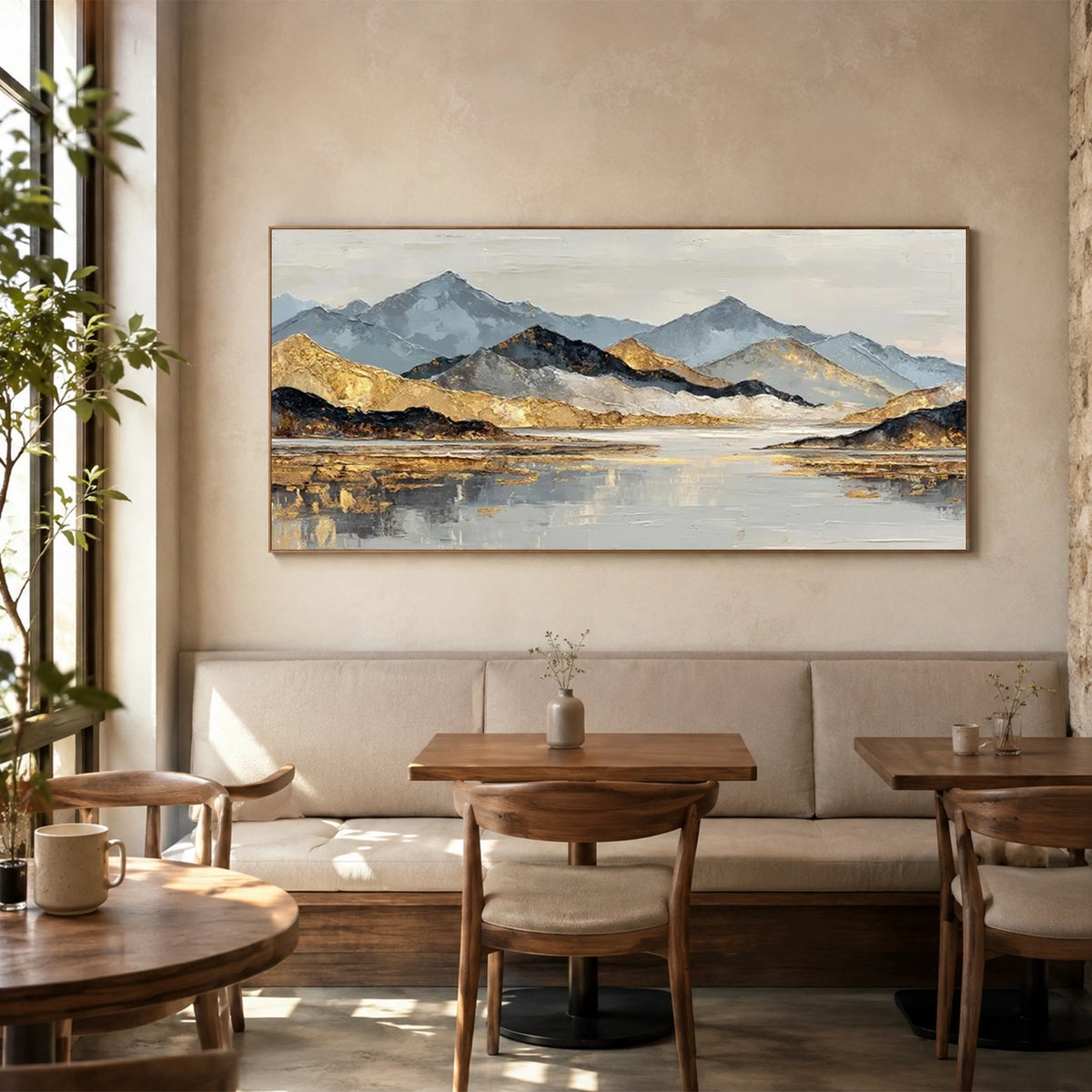 Minimalist Mountain Texture Canvas # MM475