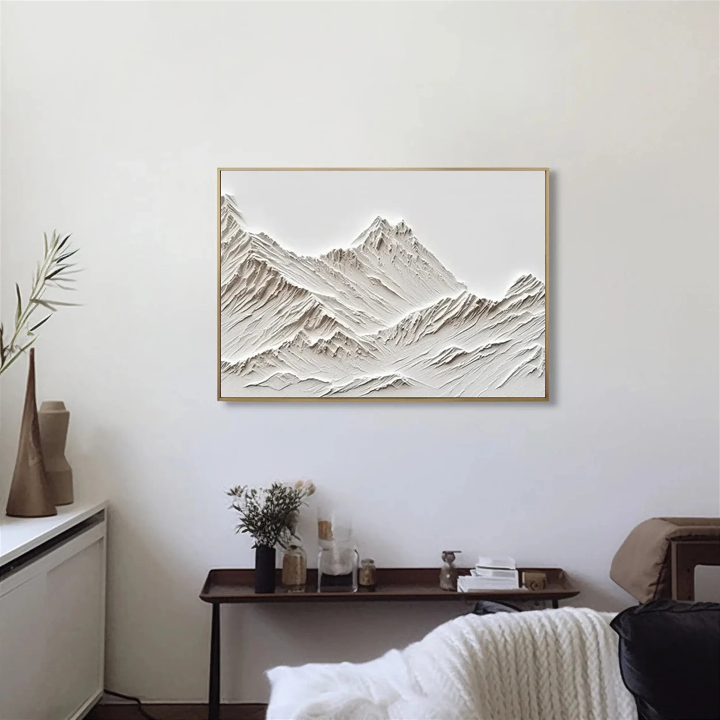 Plaster Art Minimalist Textured Painting #MM258