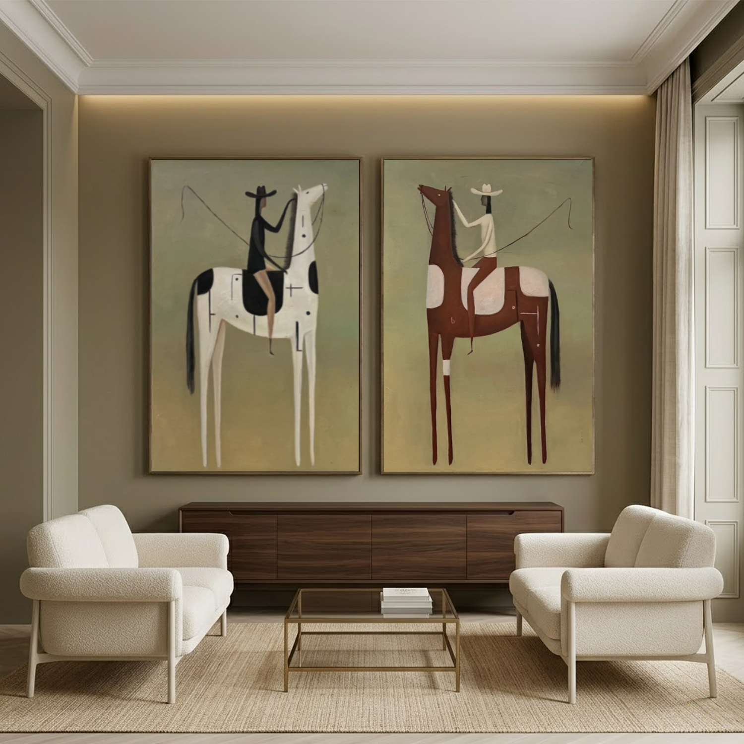 Americana Wall Art Set of 2 #VE055