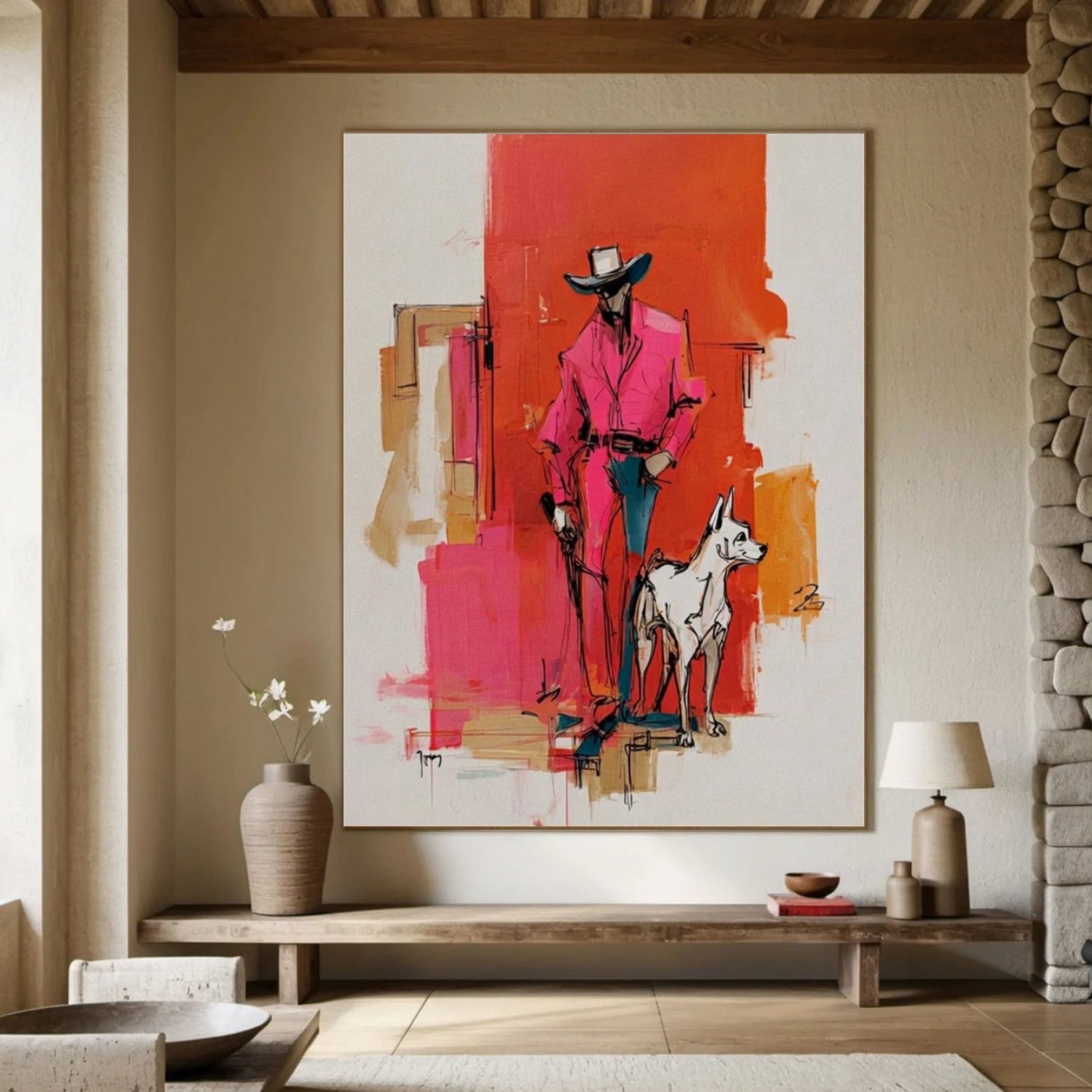 Abstract Portrait Wall Art # PT054