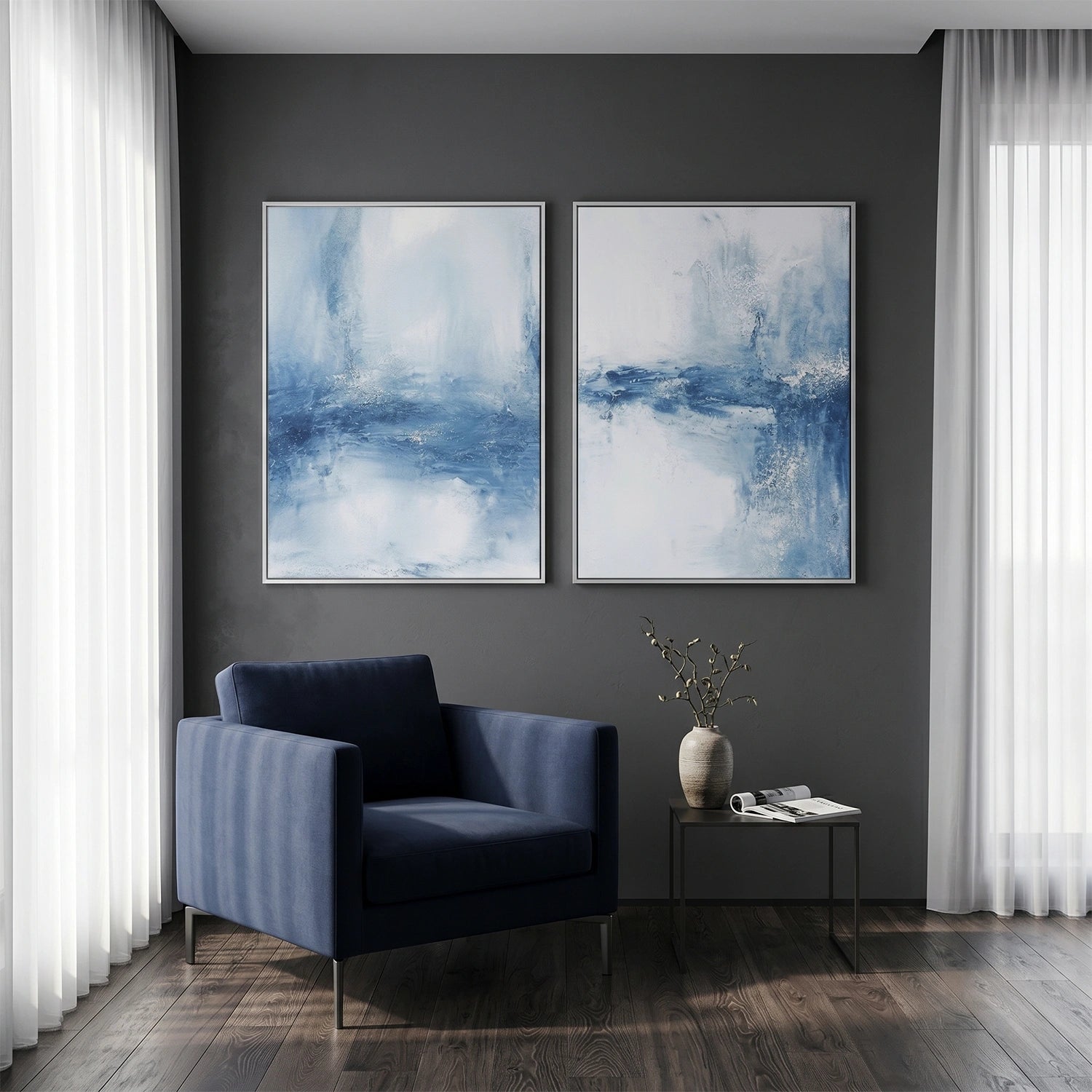 Abstract Wall Art Set of 2 # AB706