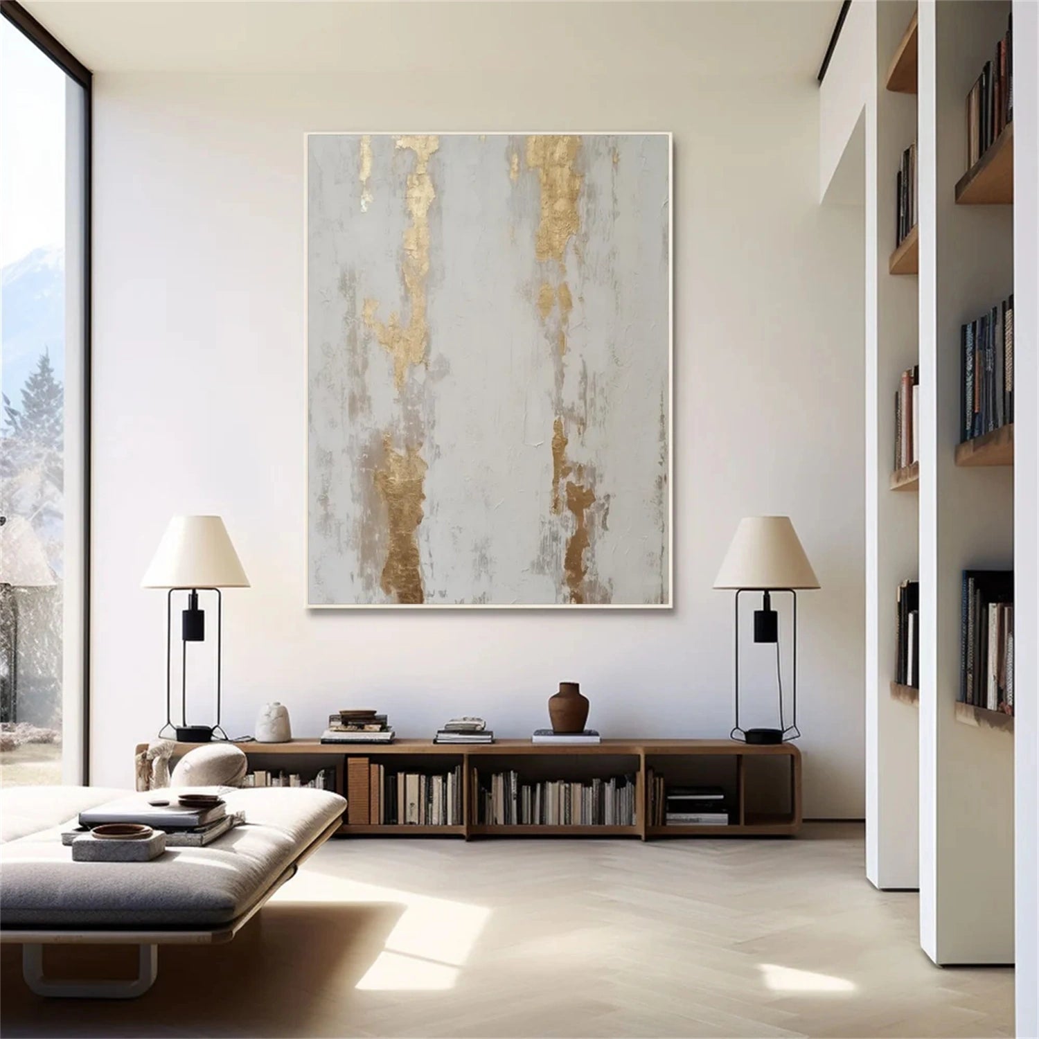 Wabi Sabi Textured Wall Art #WS319