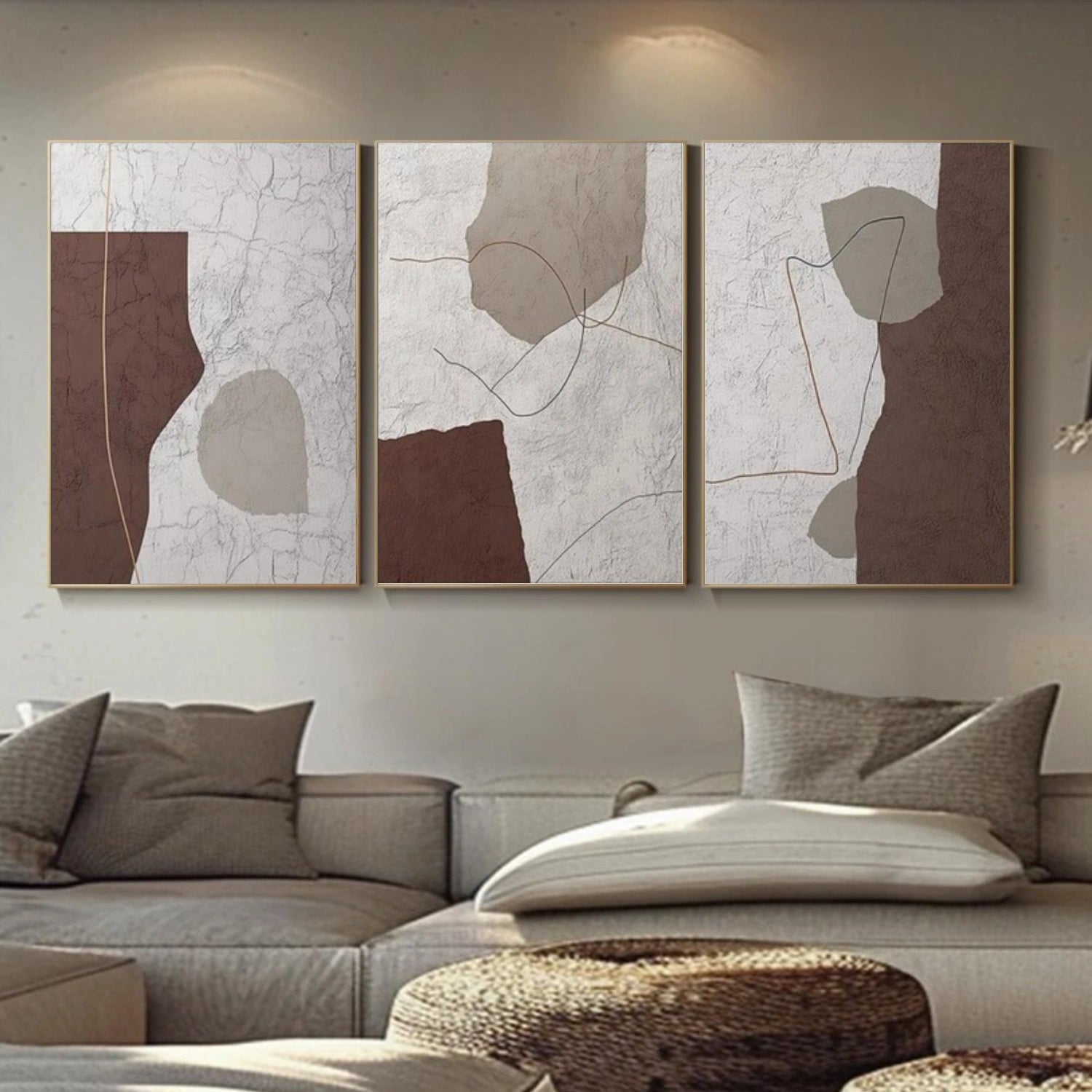 Abstract Set of 3 Wall Art #AB 565
