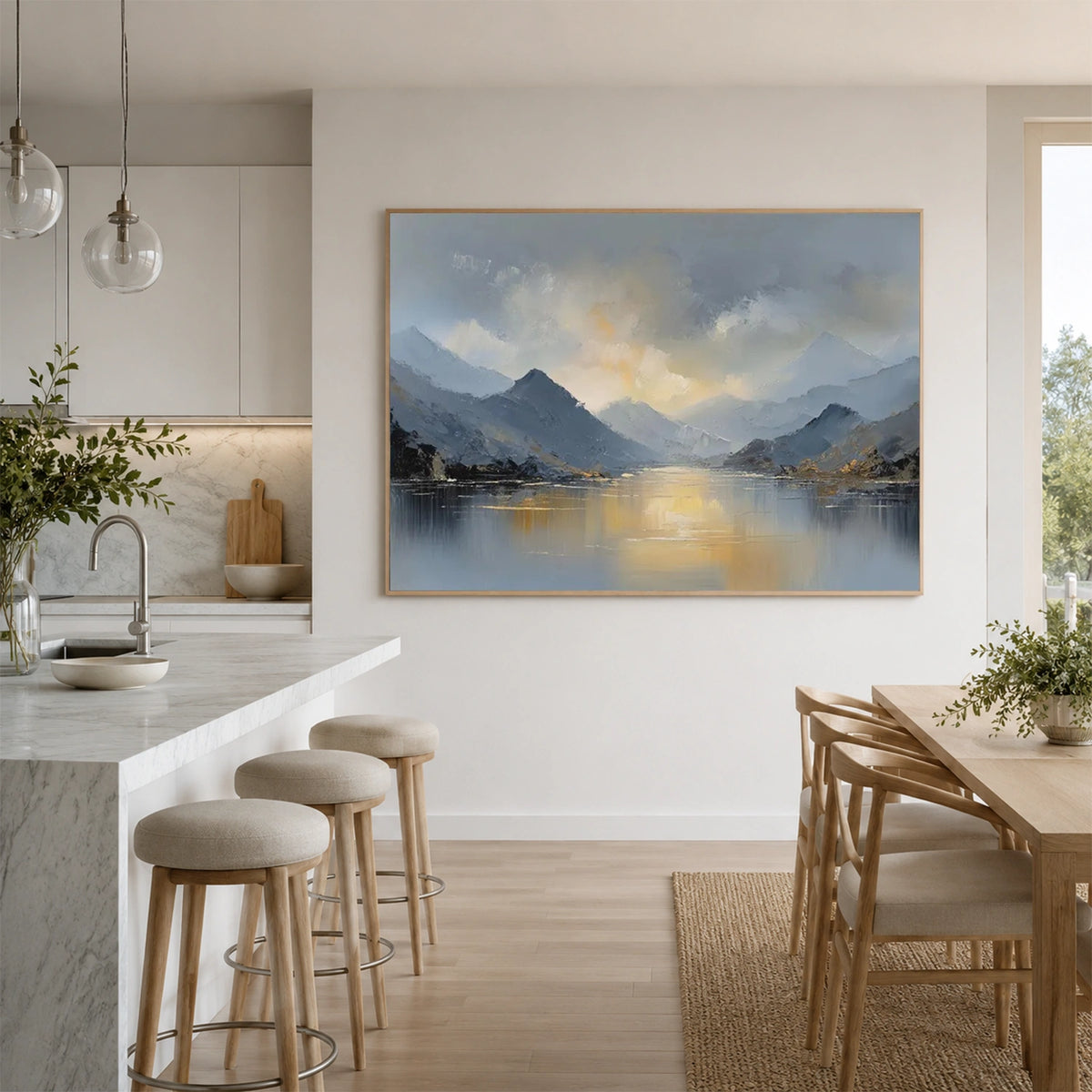 Minimalist Mountain Canvas #MM484