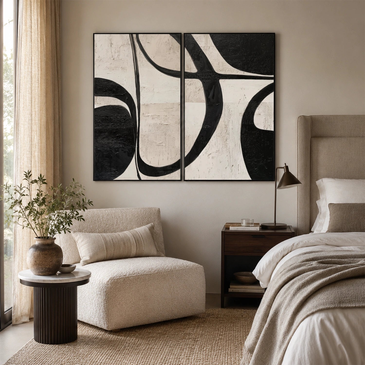 Wabi Sabi Wall Art Set of 2 # WS458