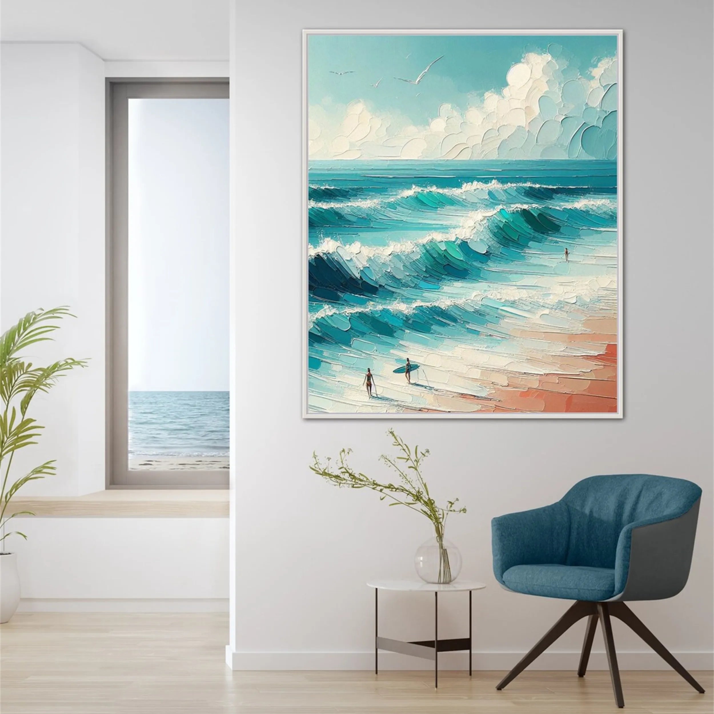 Ocean And Sky Painting #OS 139