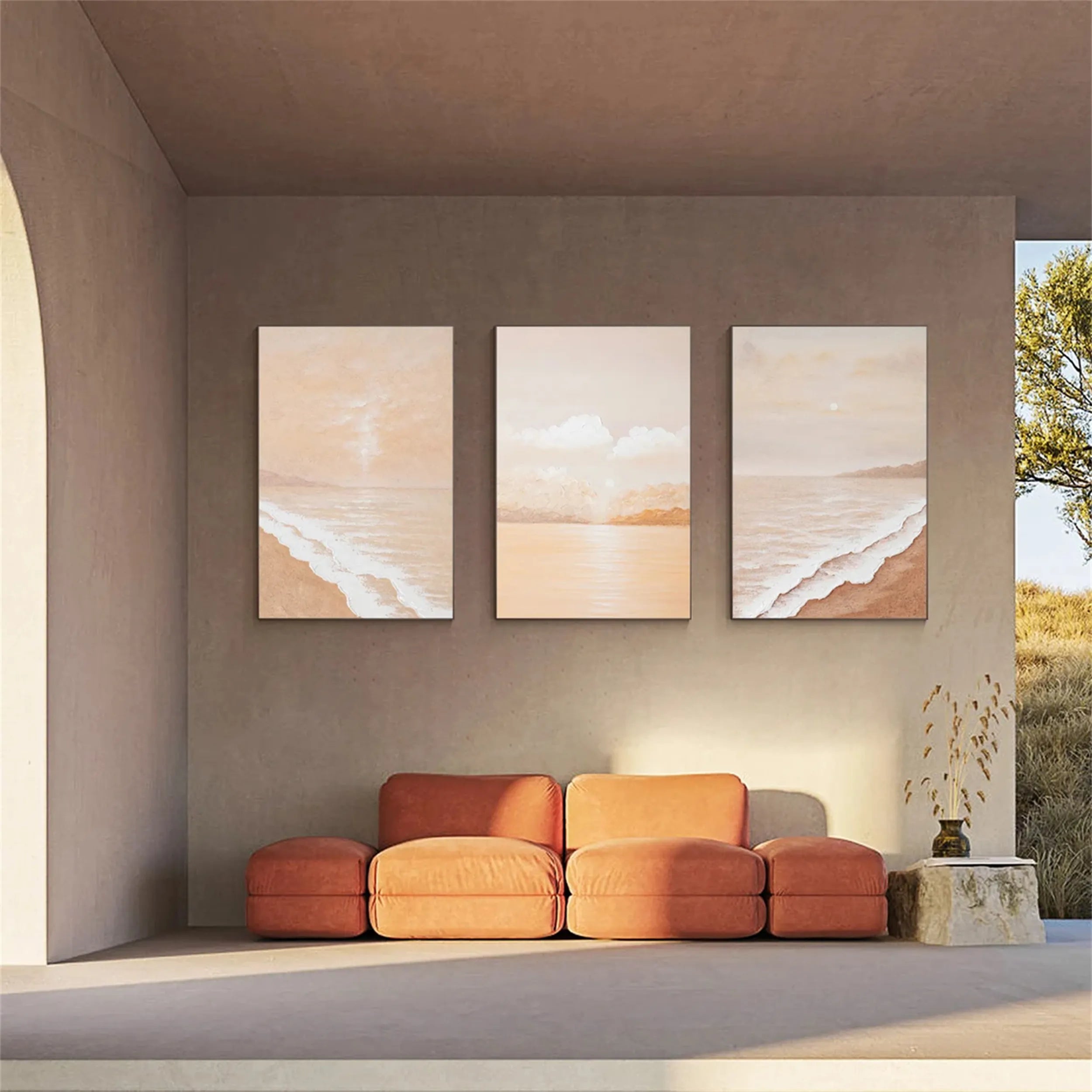 Ocean And Sky Painting Set of 3 #OS 153