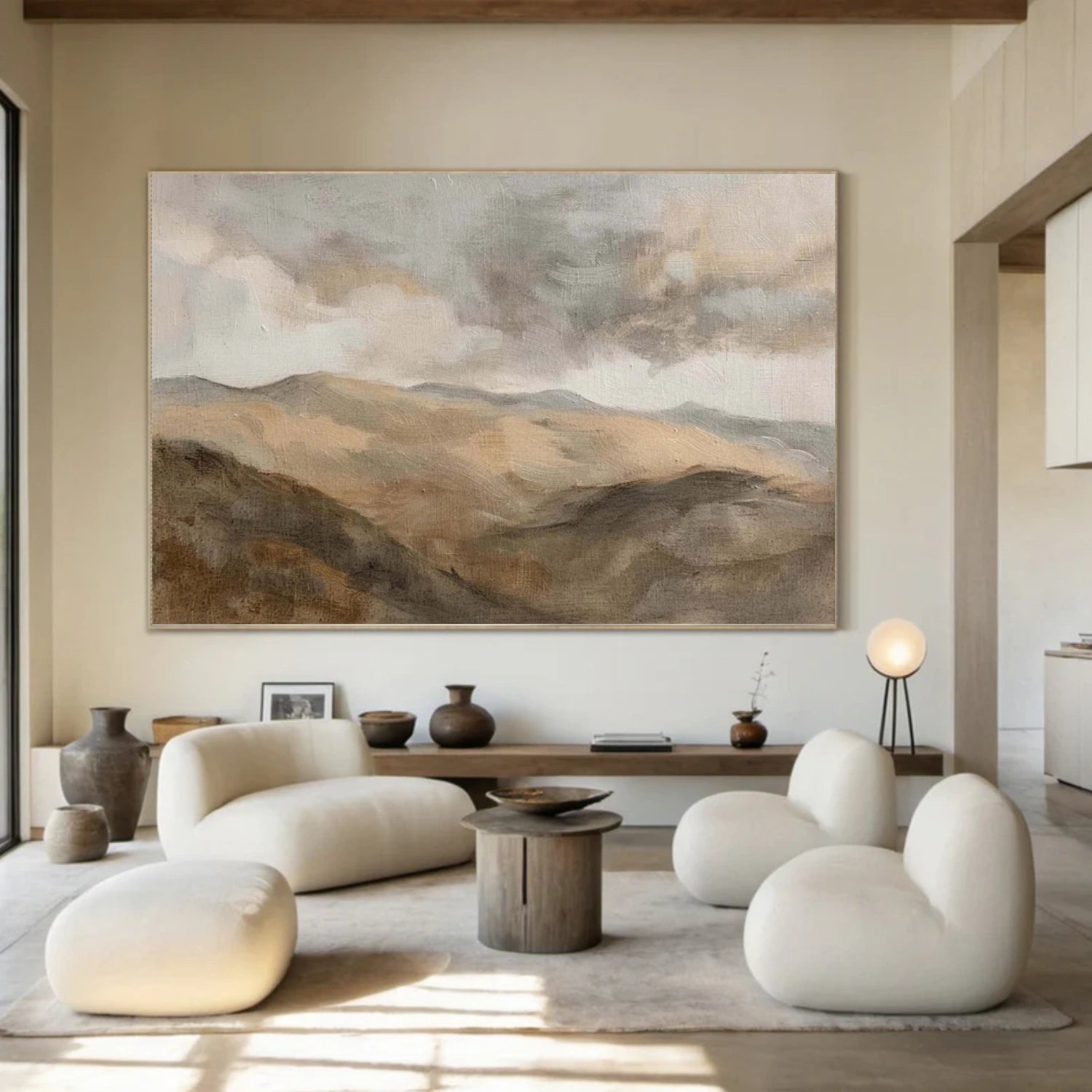 Minimalist Mountain Texture Canvas # MM425