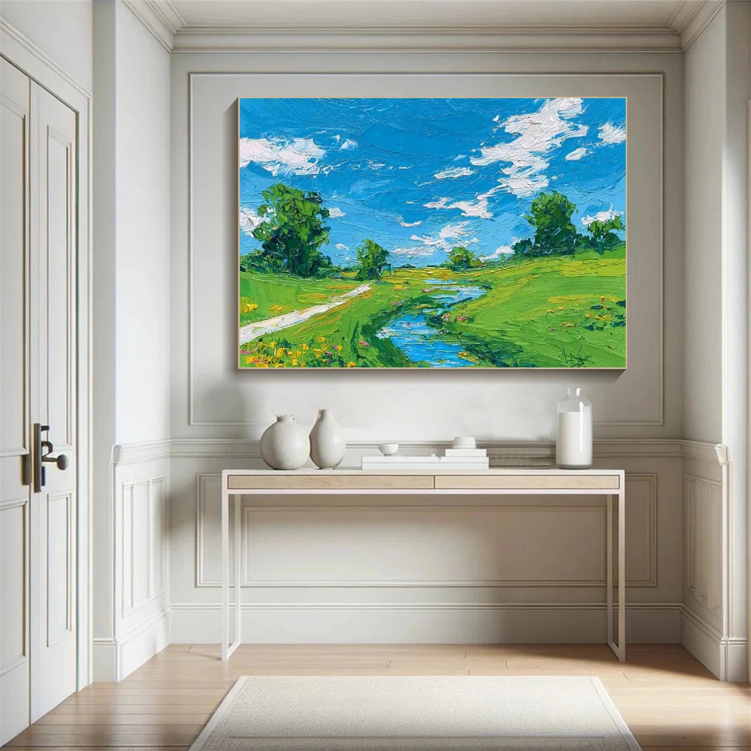 Abstract Urban Texture Landscape Painting #UL 051