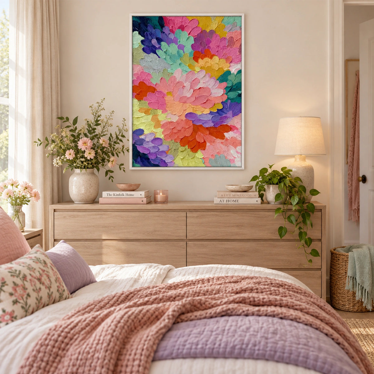 Flower & Tree Abstract Canvas # FT 421