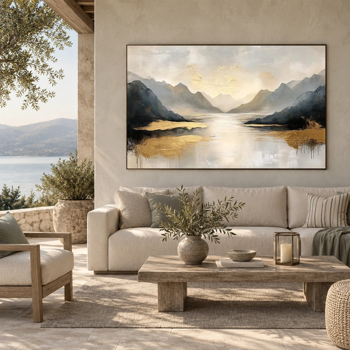 Minimalist Mountain Canvas # MM478