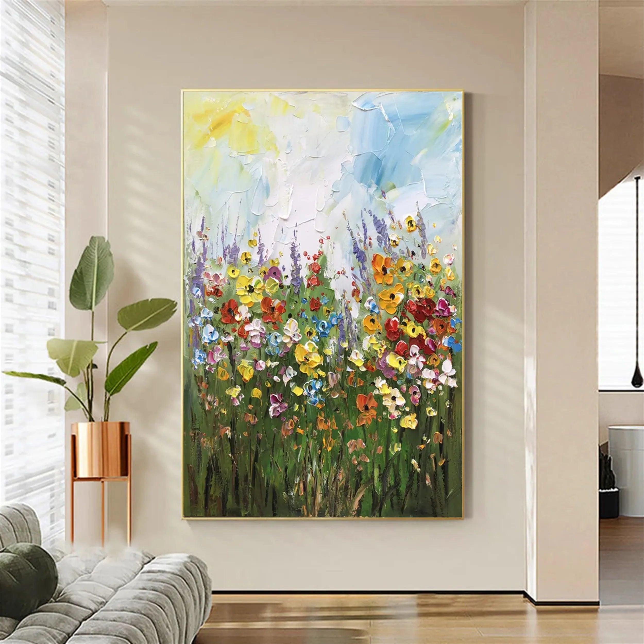 Flower And Tree Painting #FT 043