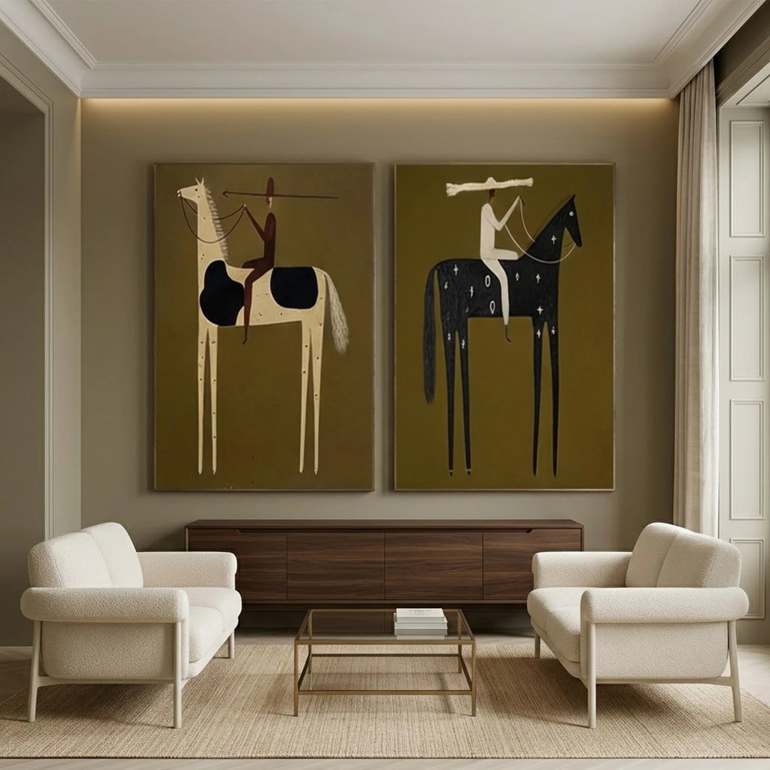 Americana Wall Art Set of 2 #VE033