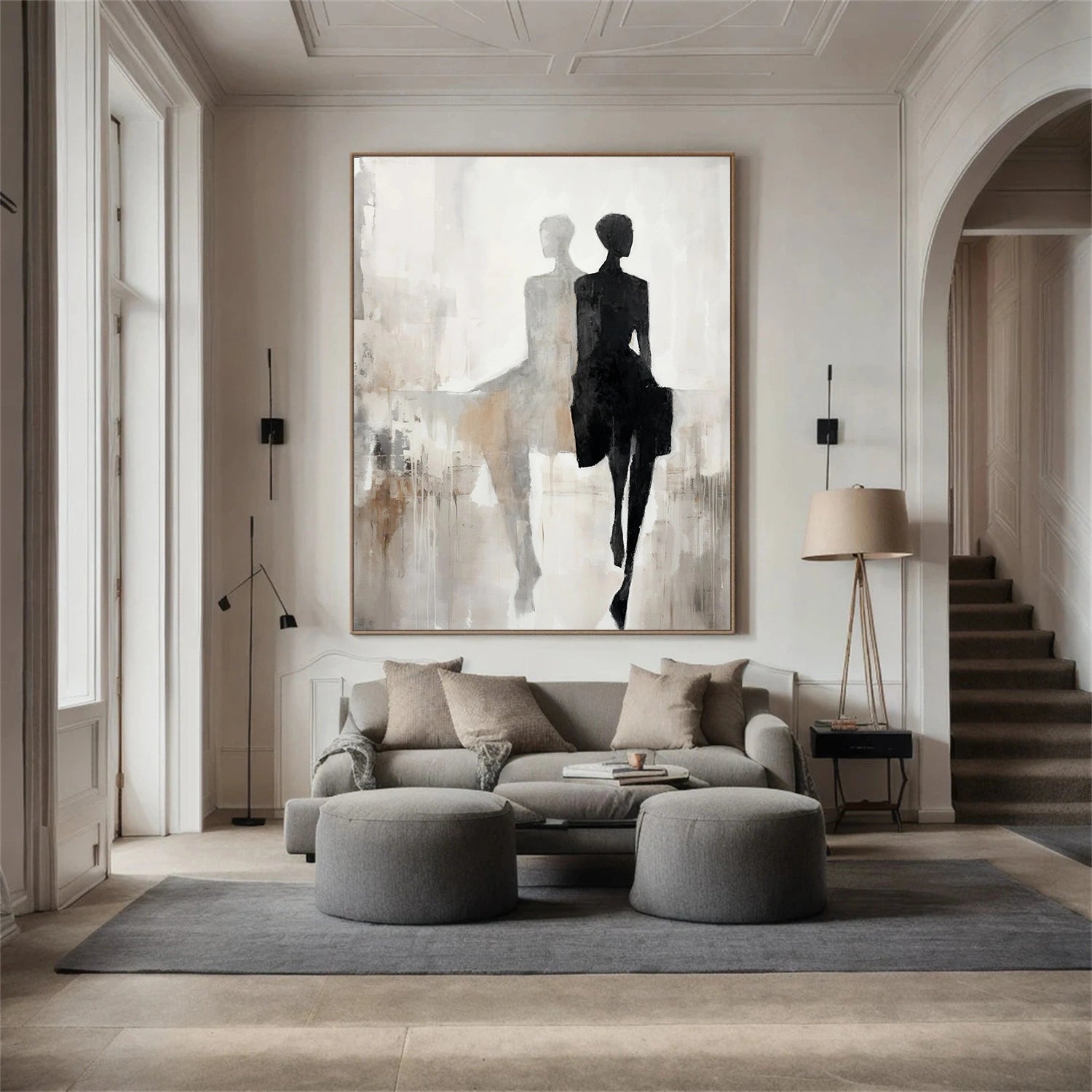 Contemporary Abstract Minimalist Wall Art #CW042